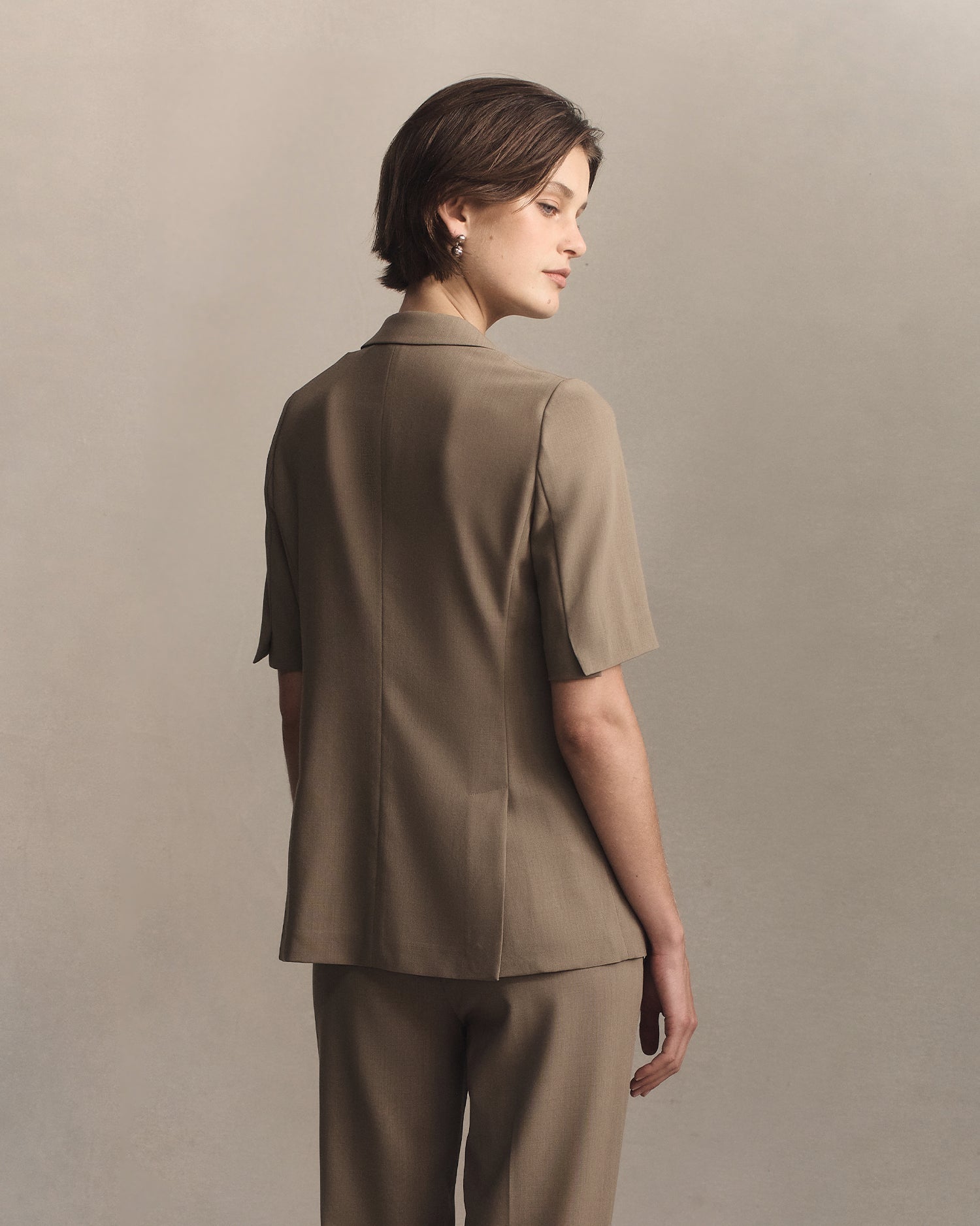 Lottie Blazer - Taupe