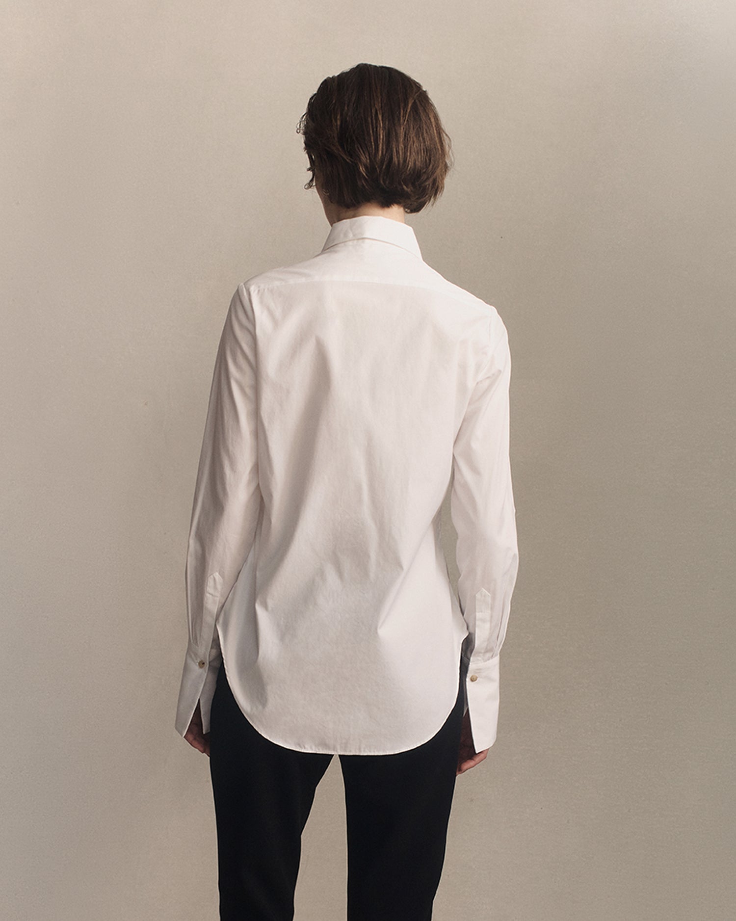 Isabel Shirt - White Poplin
