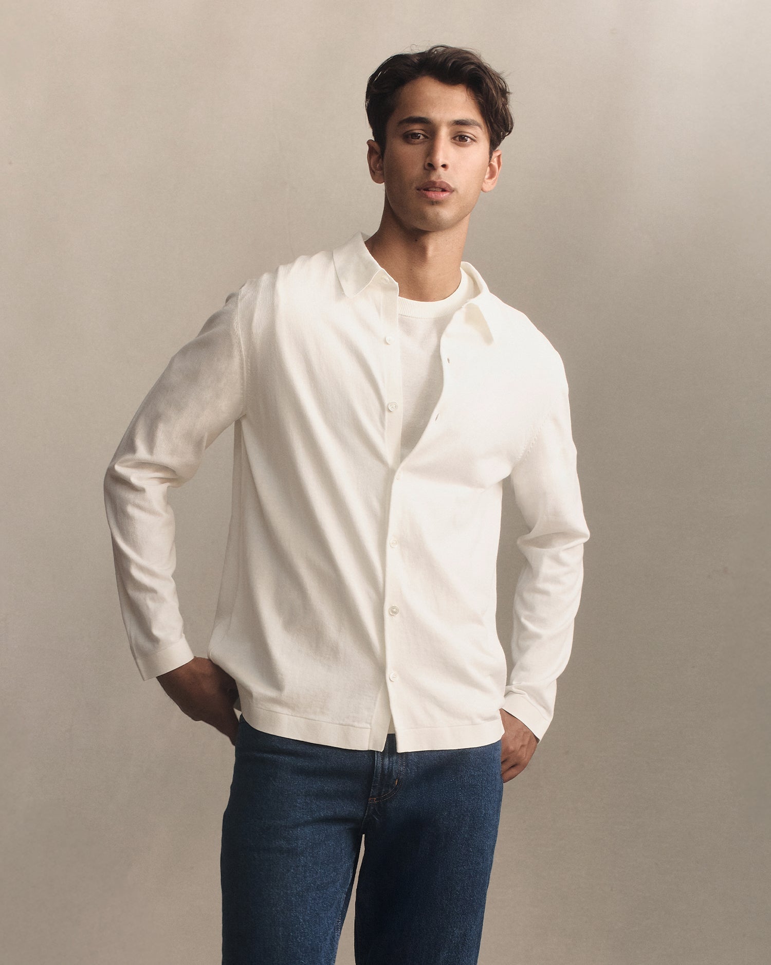 Ice Cotton Shirt - Off White