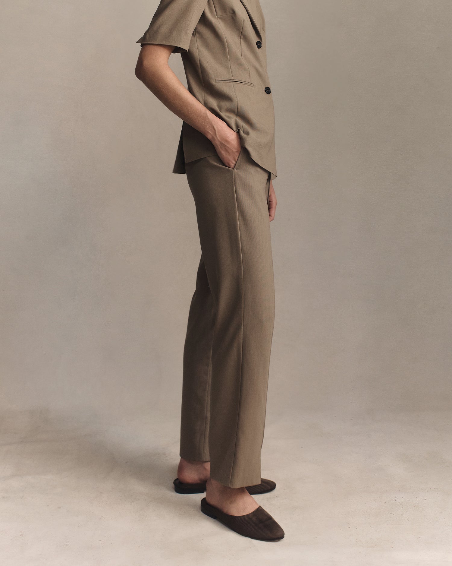 Lottie Capri - Taupe