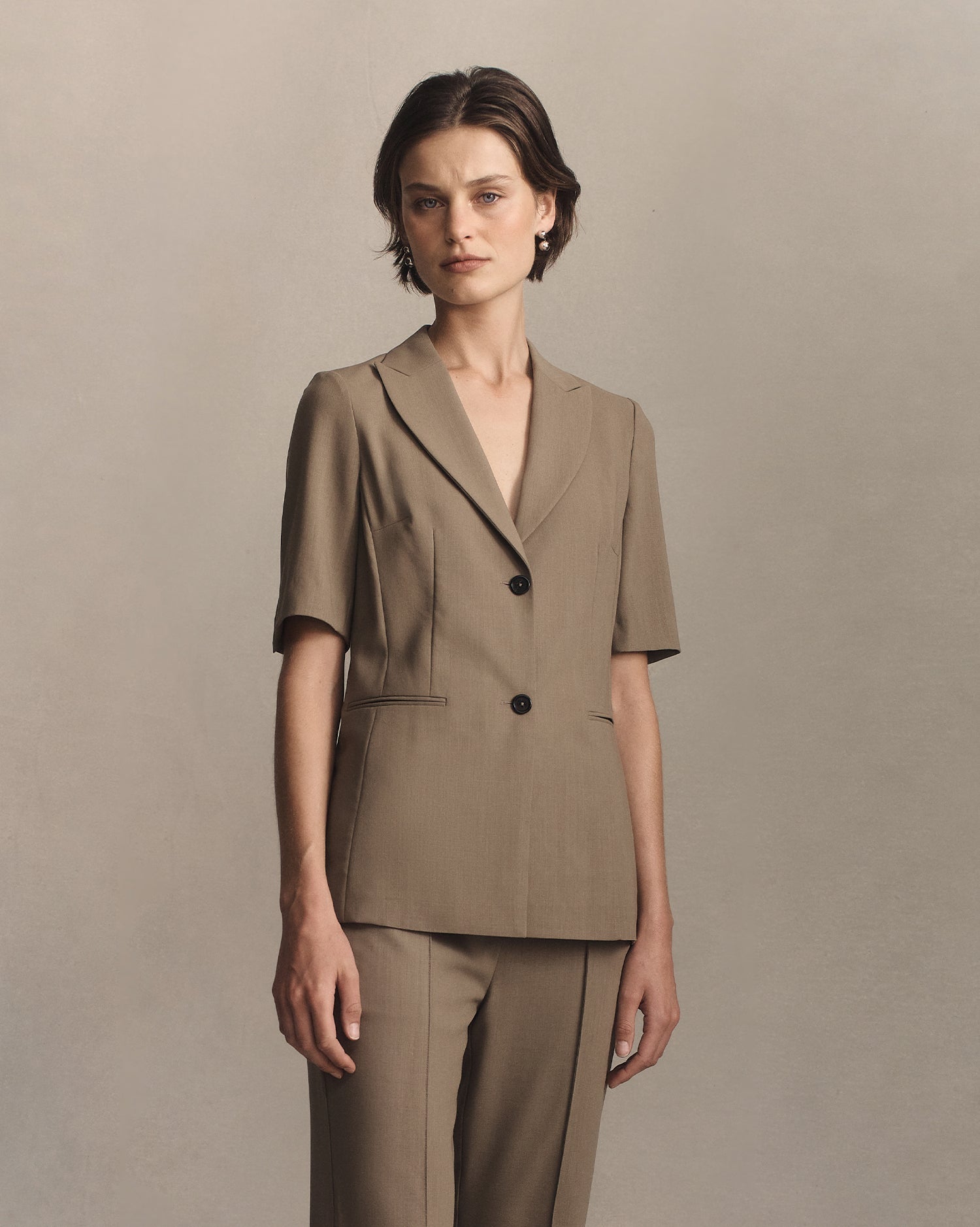 Lottie Blazer - Taupe