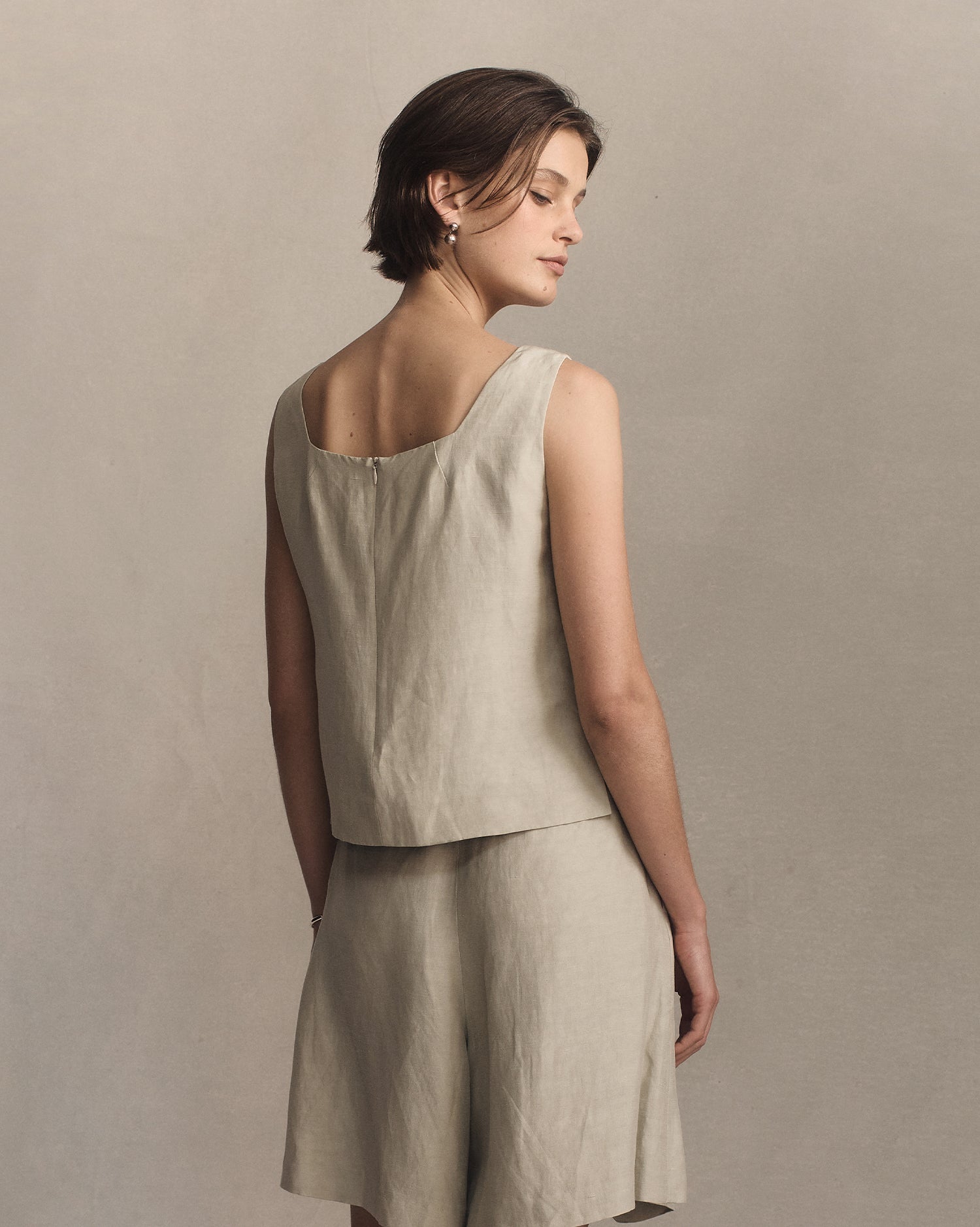 Colette Tunic - Greige | P Johnson