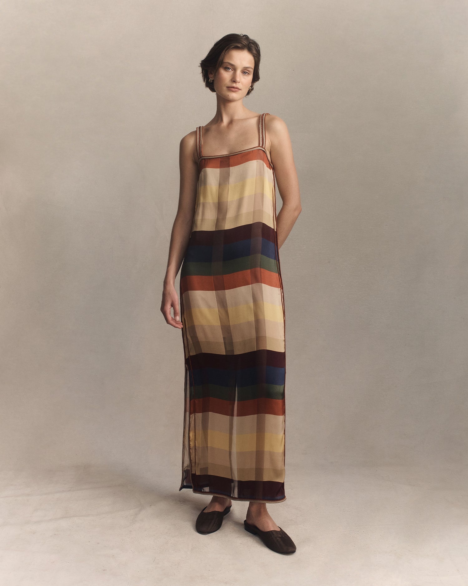 Bebé Maxi Dress - Venetian Stripe | P Johnson