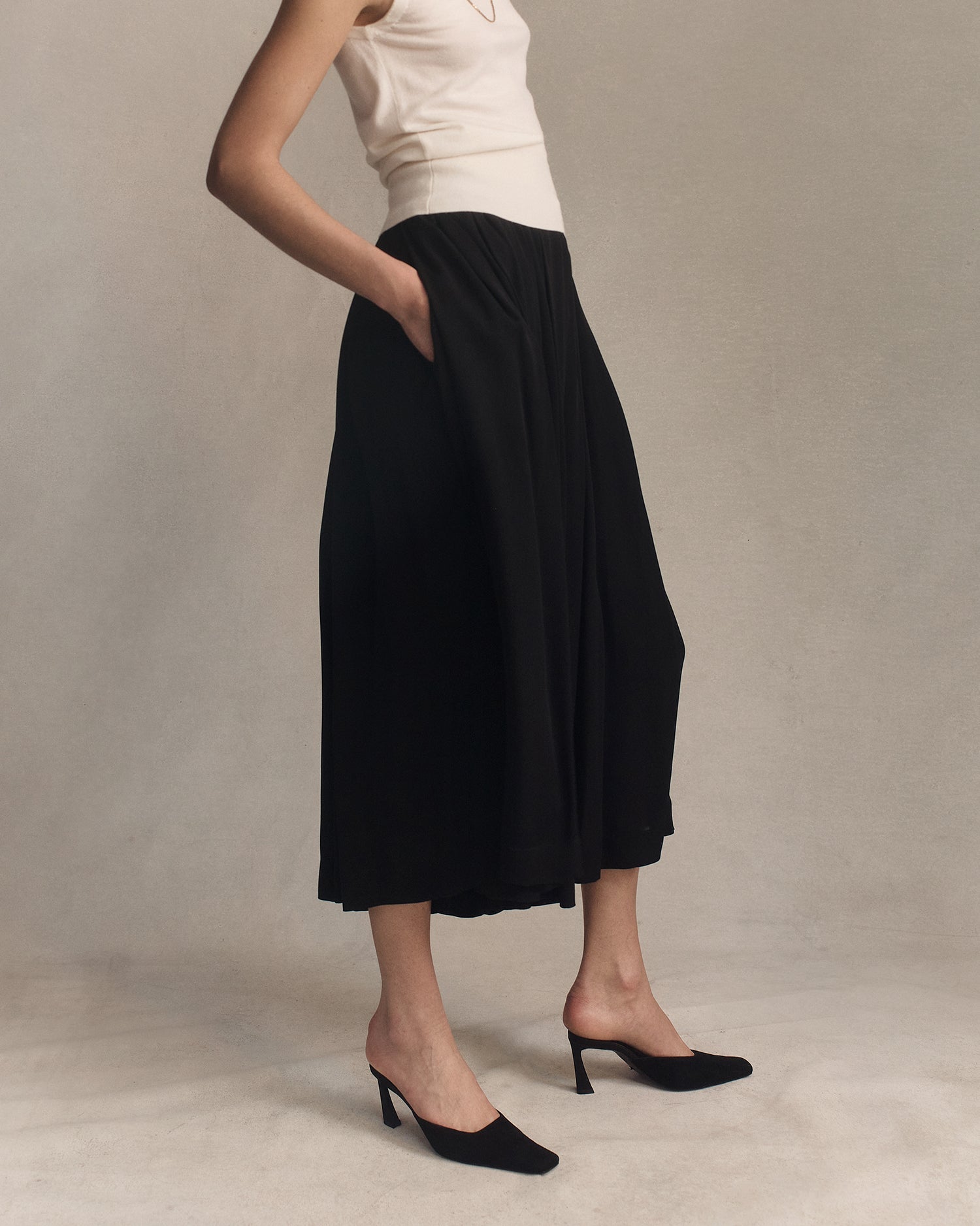 Cass Culottes - Black | P Johnson