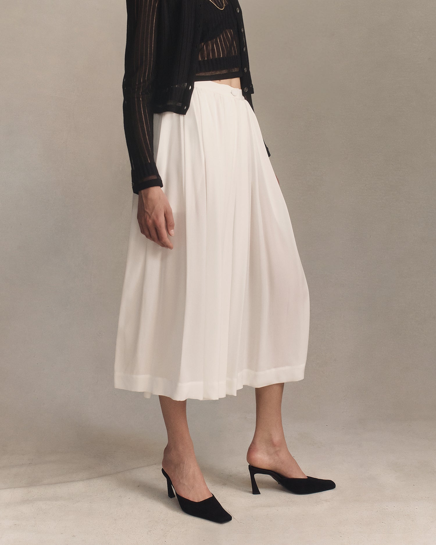 Cass Culottes - White | P Johnson
