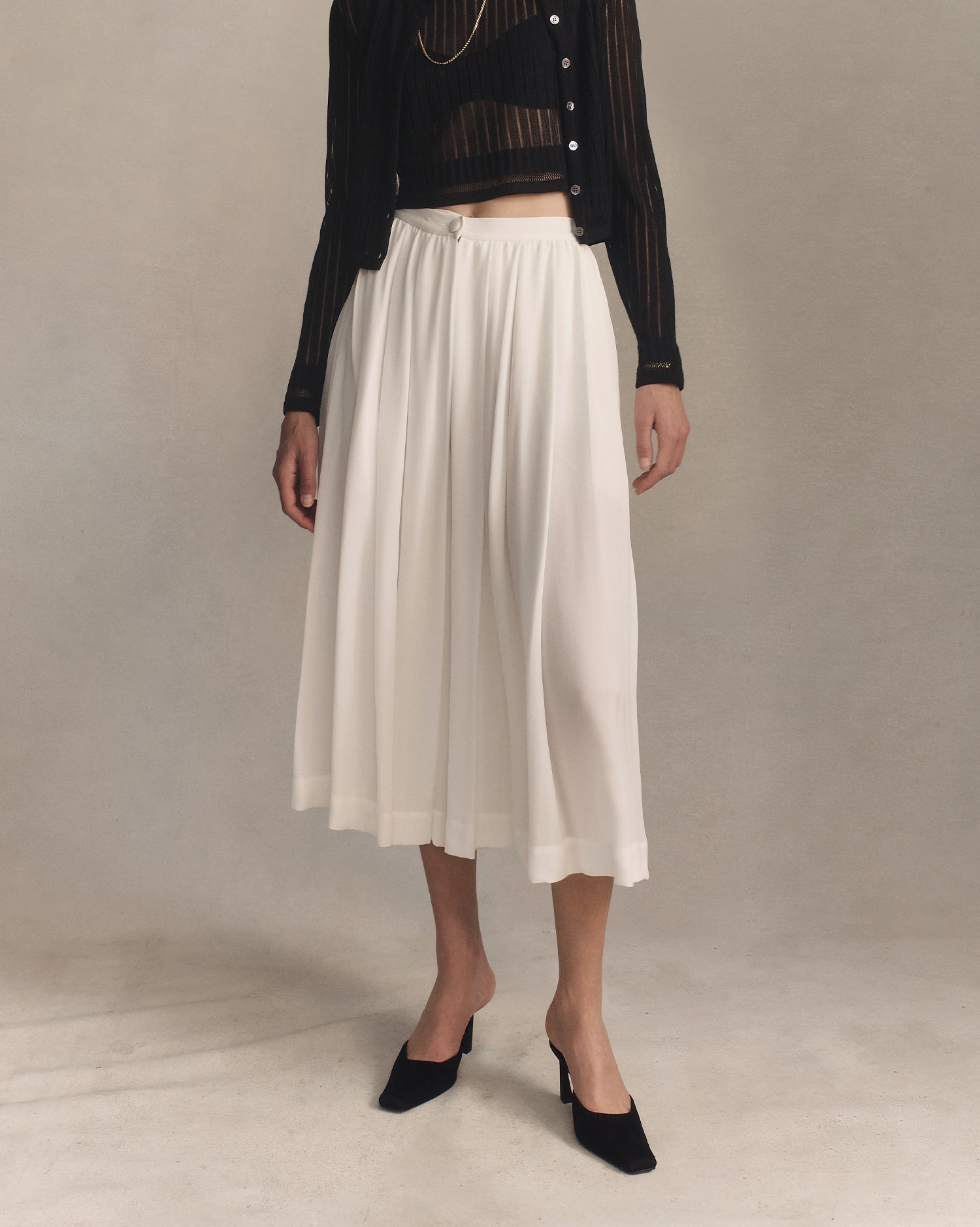 Cass Culottes - White | P Johnson