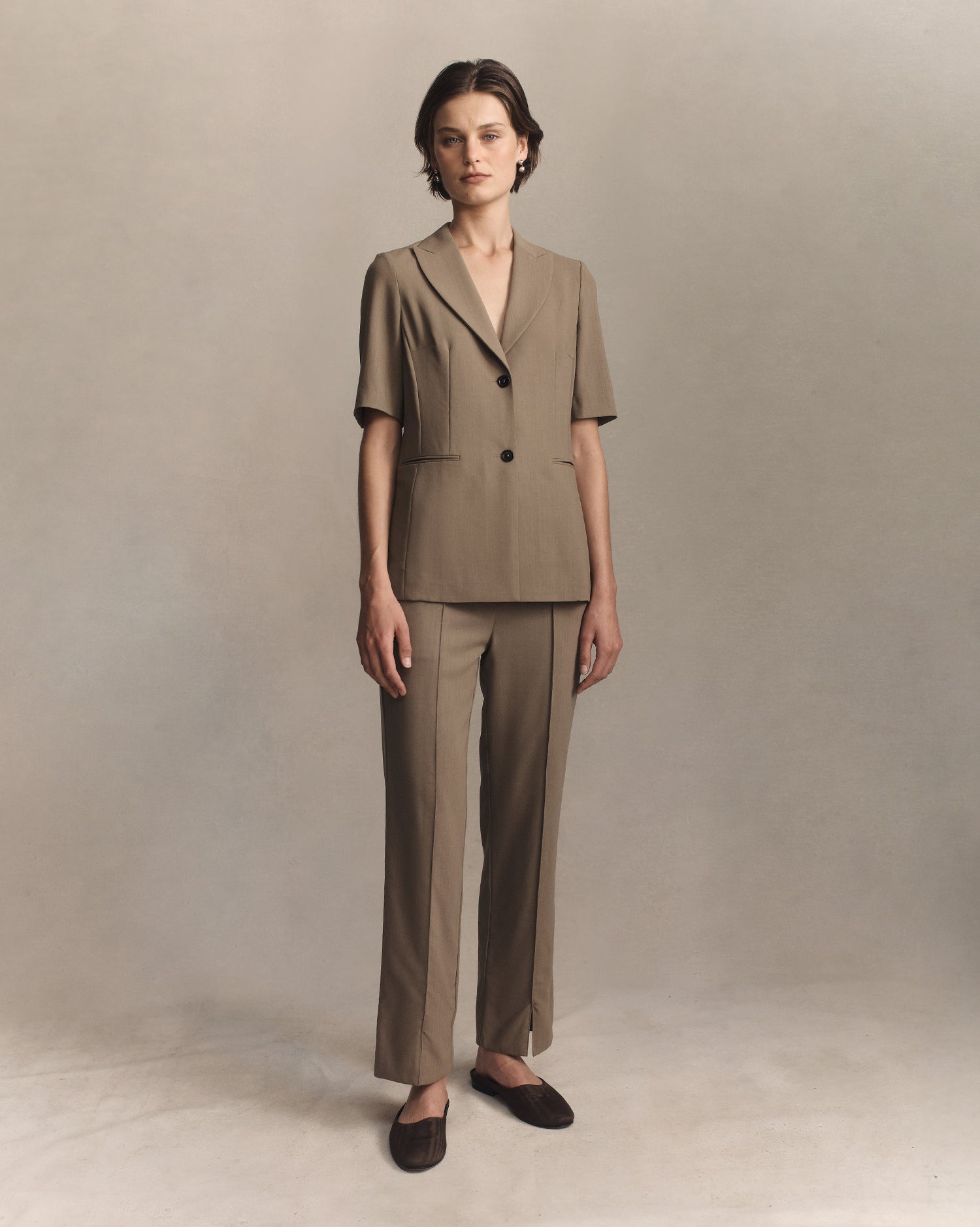 Lottie Blazer - Taupe