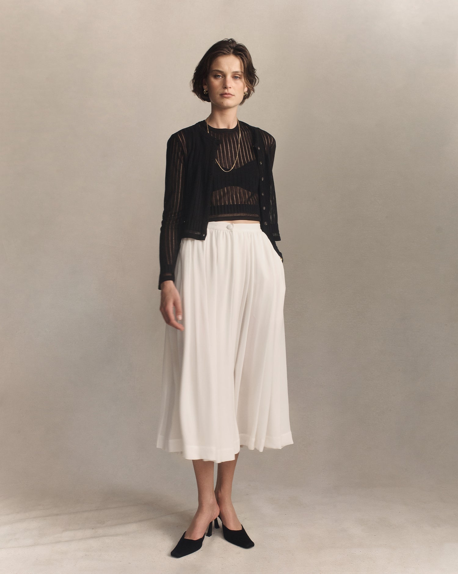 Cass Culottes - White | P Johnson