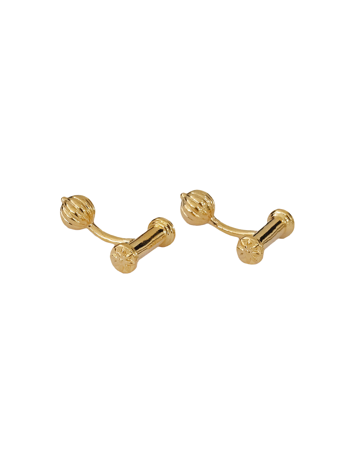Gold Bar Cuff Links