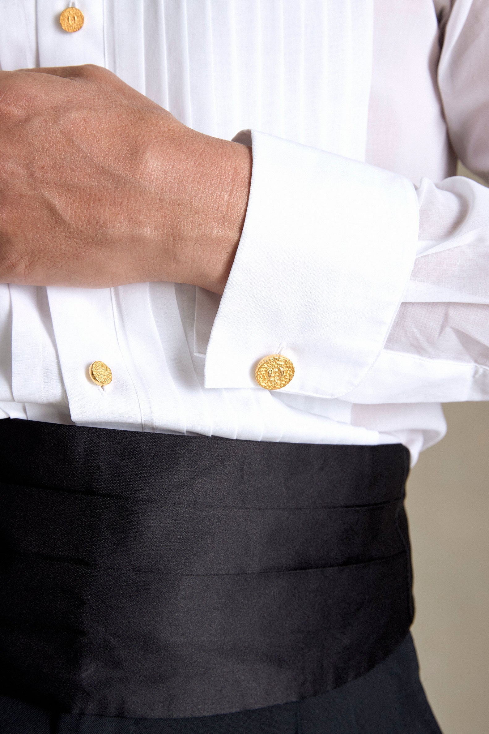 Happy Fish Double Cuff Links