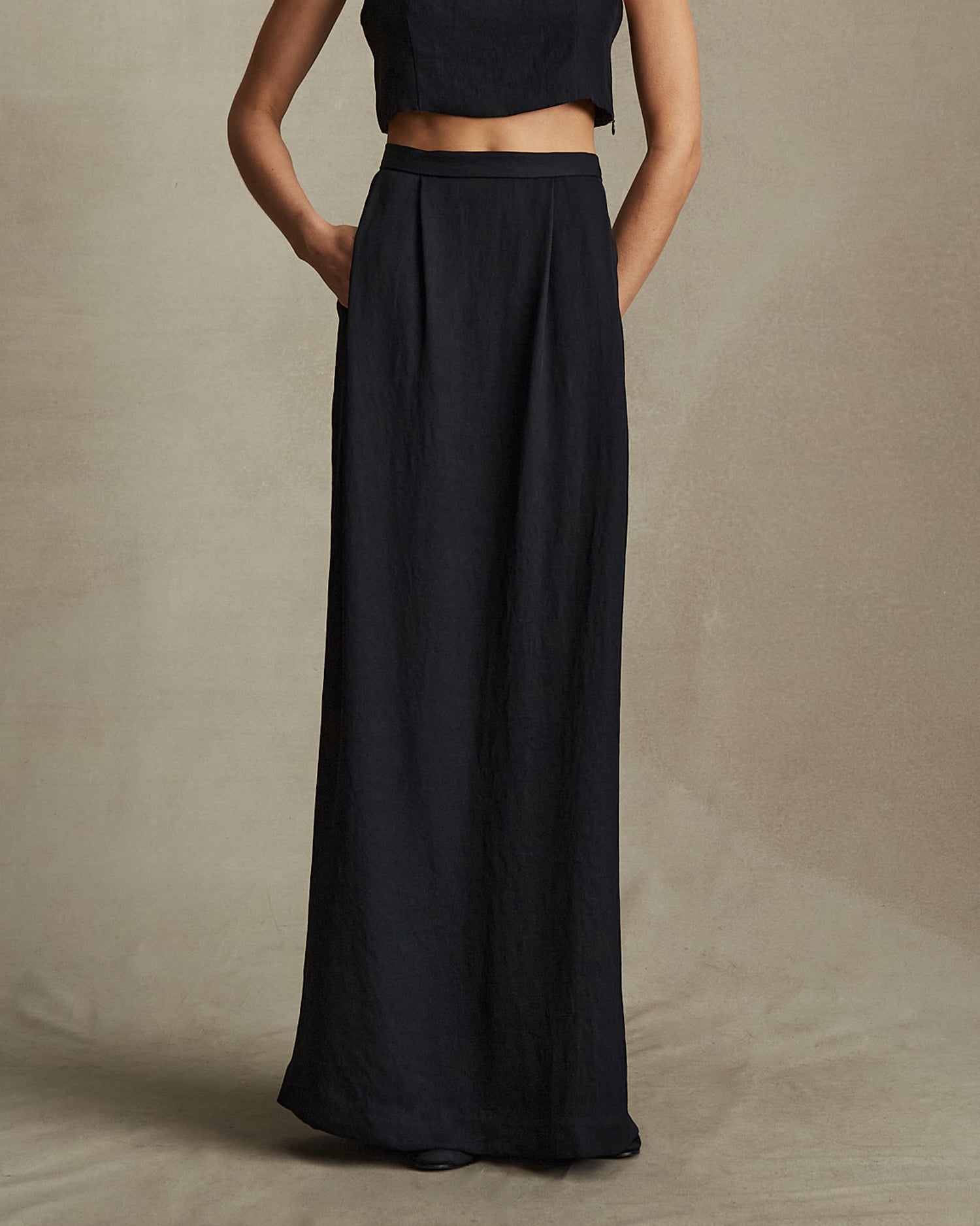 Helena Straight Skirt - Black