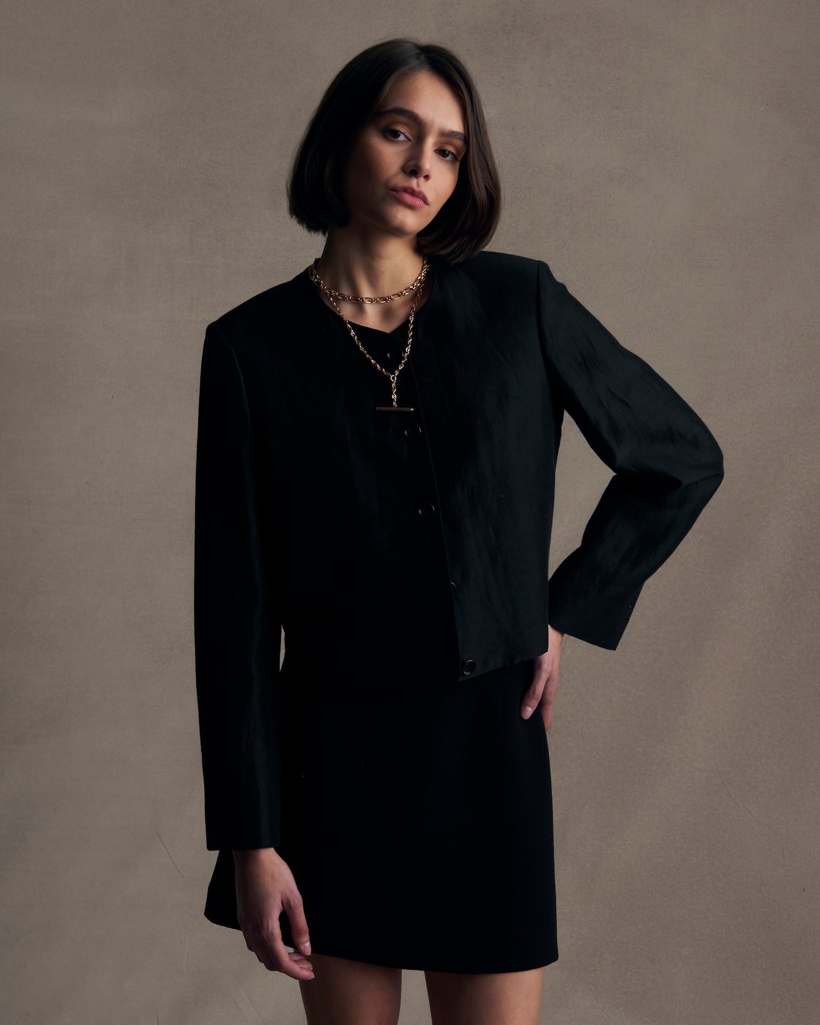 New Corta Jacket - Black | P Johnson