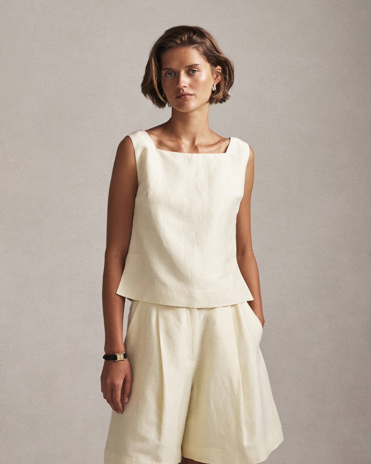 Colette Tunic - Antique White