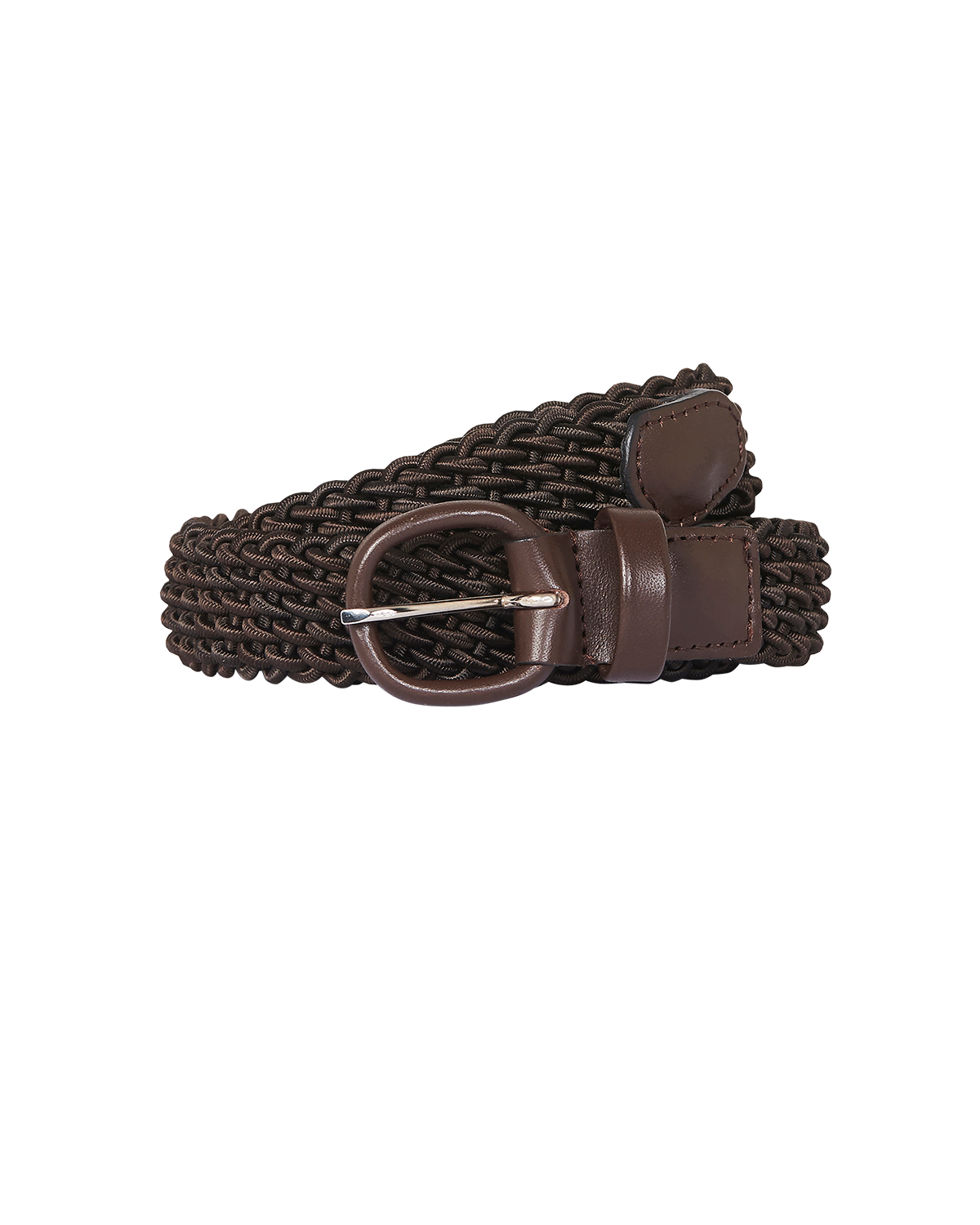 Elasticated Belt - Brown