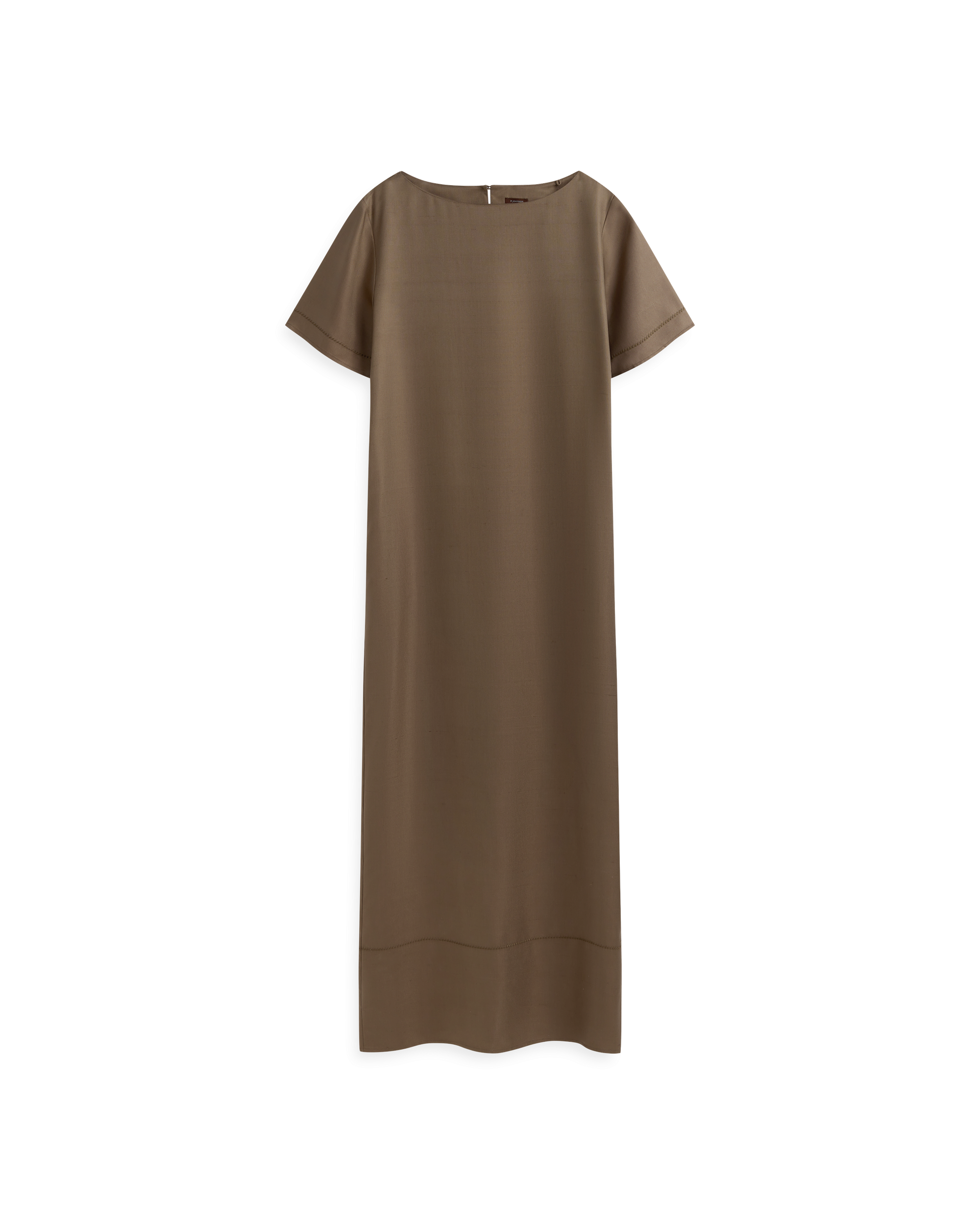 Audrey Dress - Taupe Dupioni