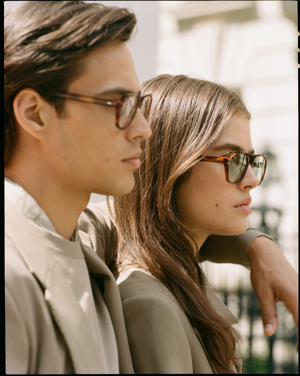 Avedon Light Havana Sunglasses | PJ Femme