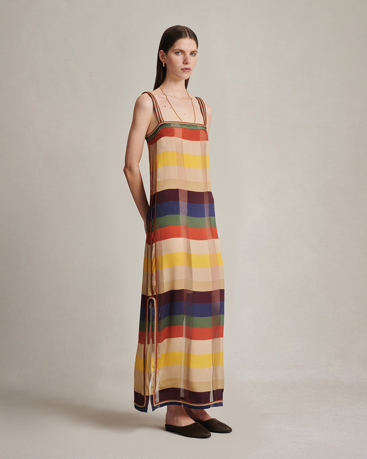 Bebé Maxi Dress - Venetian Stripe