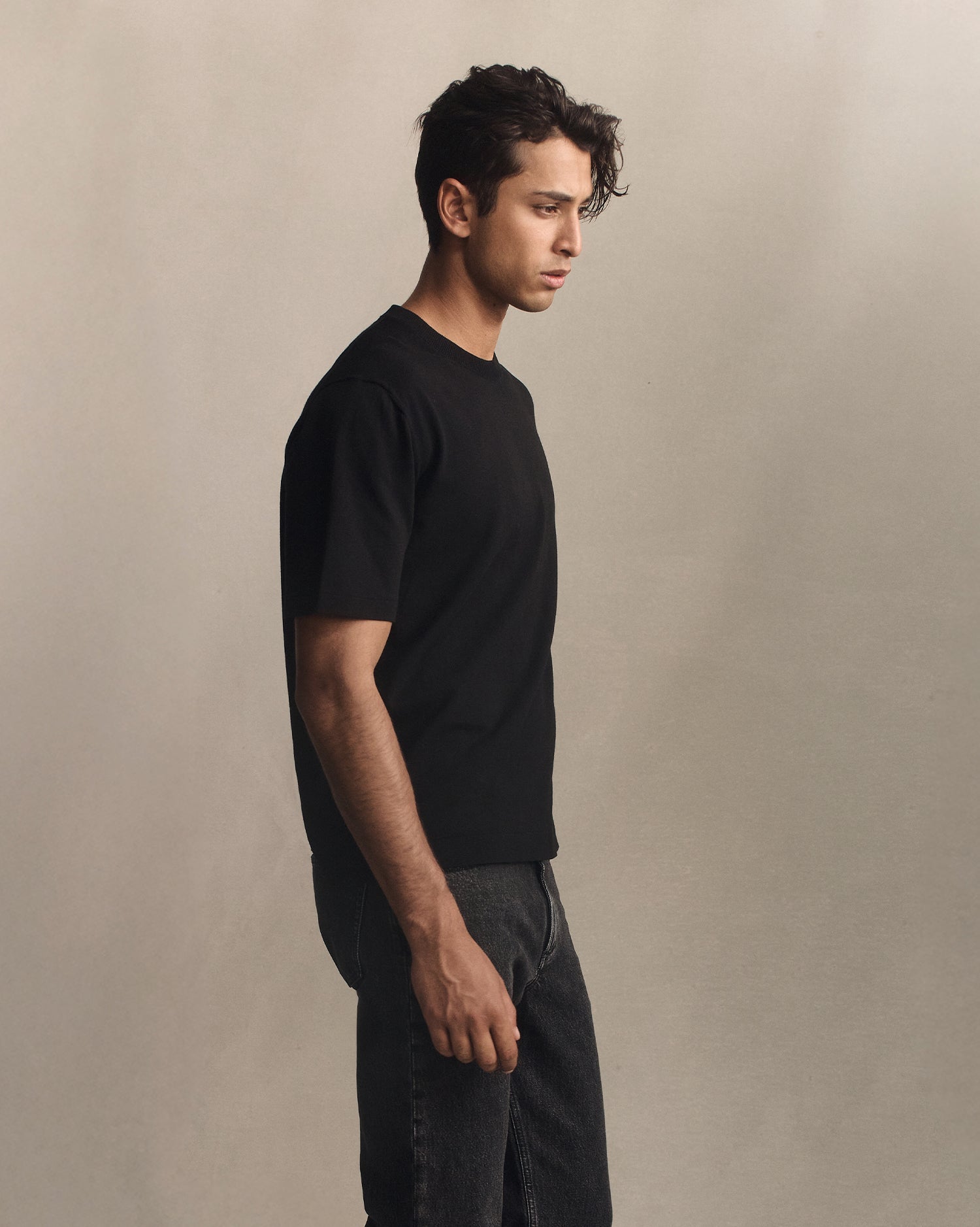 Ice Cotton Tee - Black