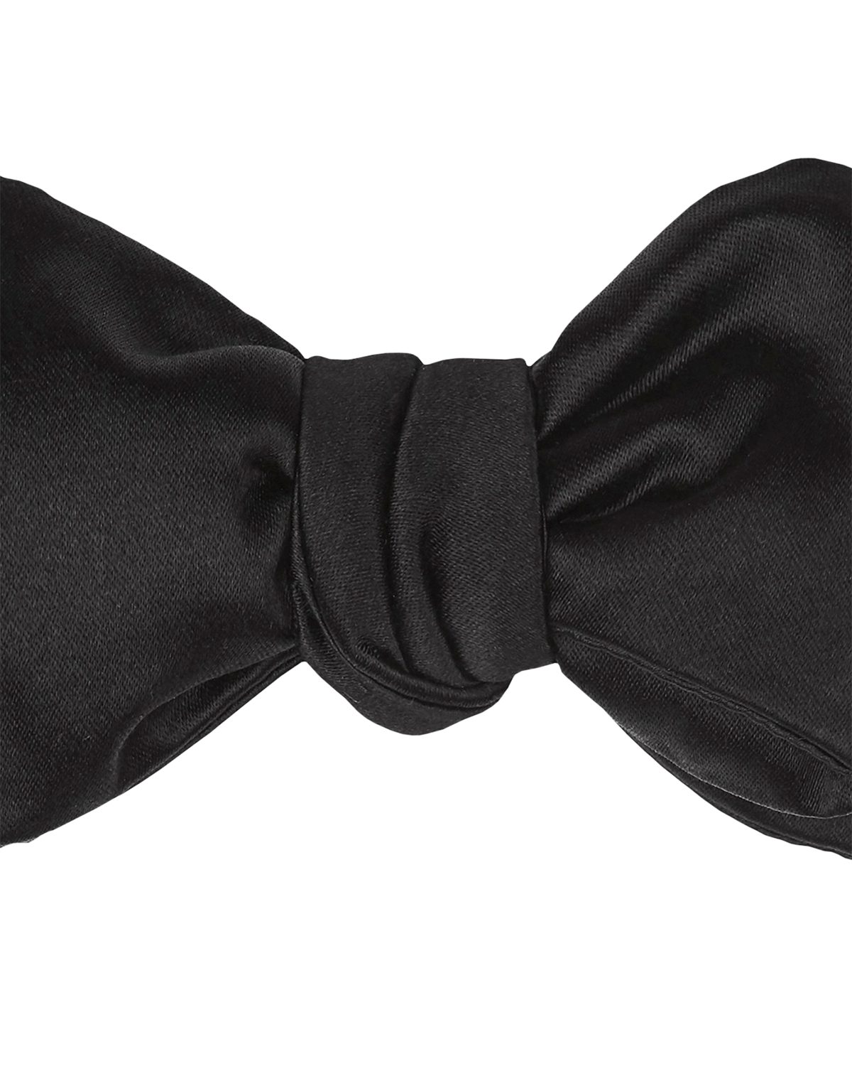 Bow Tie - Black Satin