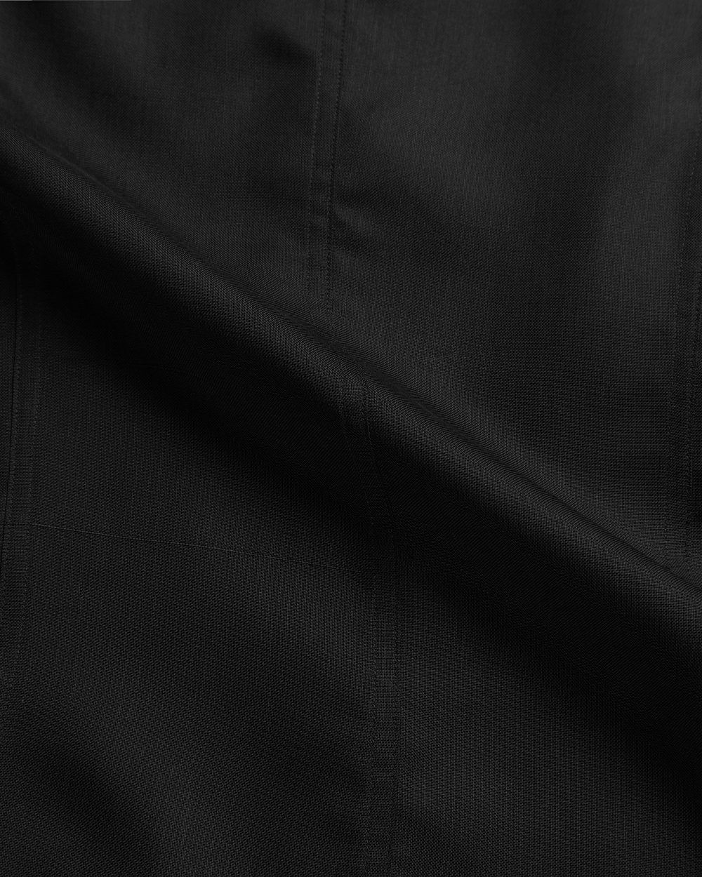 Bodice Top - Black Dupioni