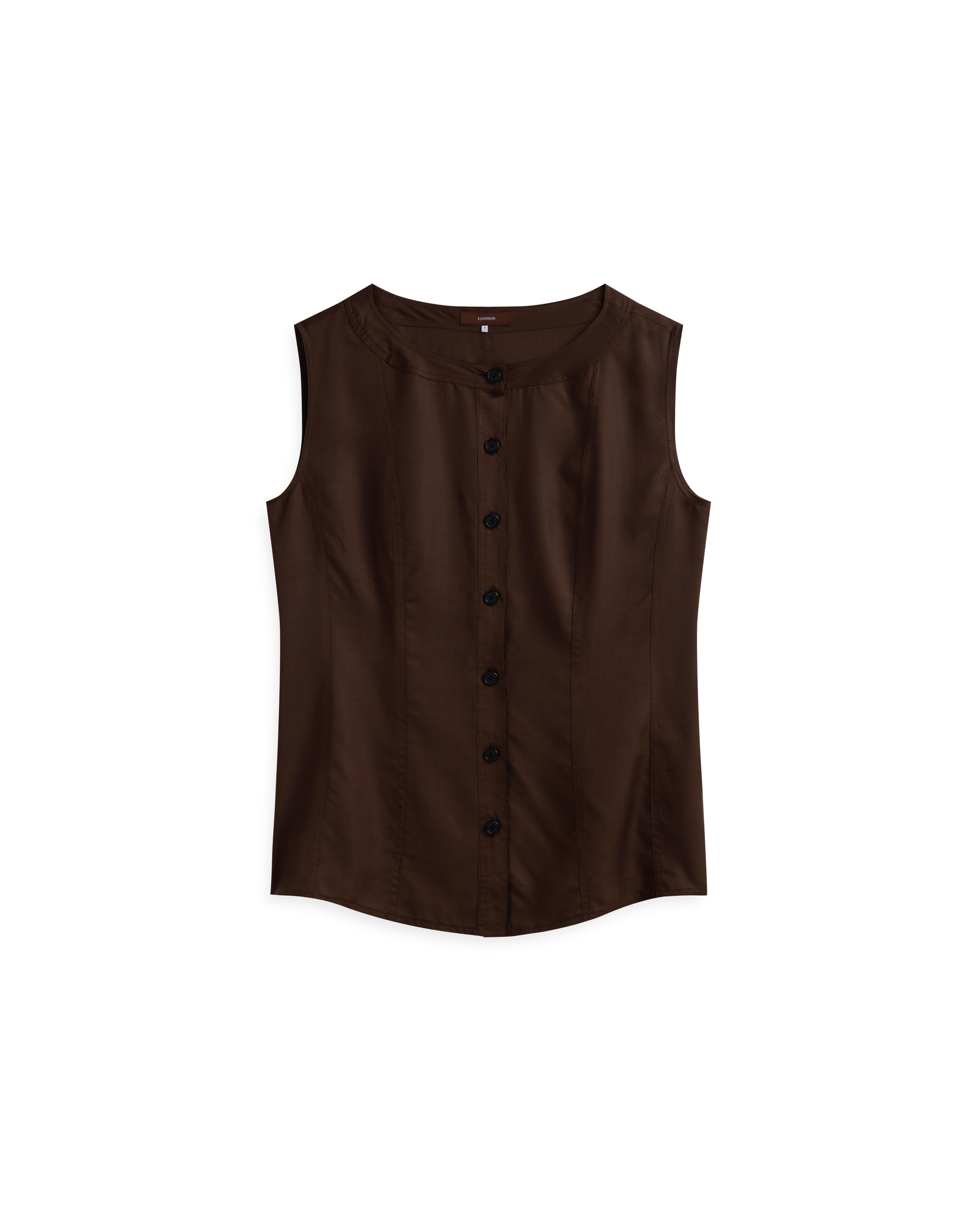 Bodice Top - Chocolate Dupioni