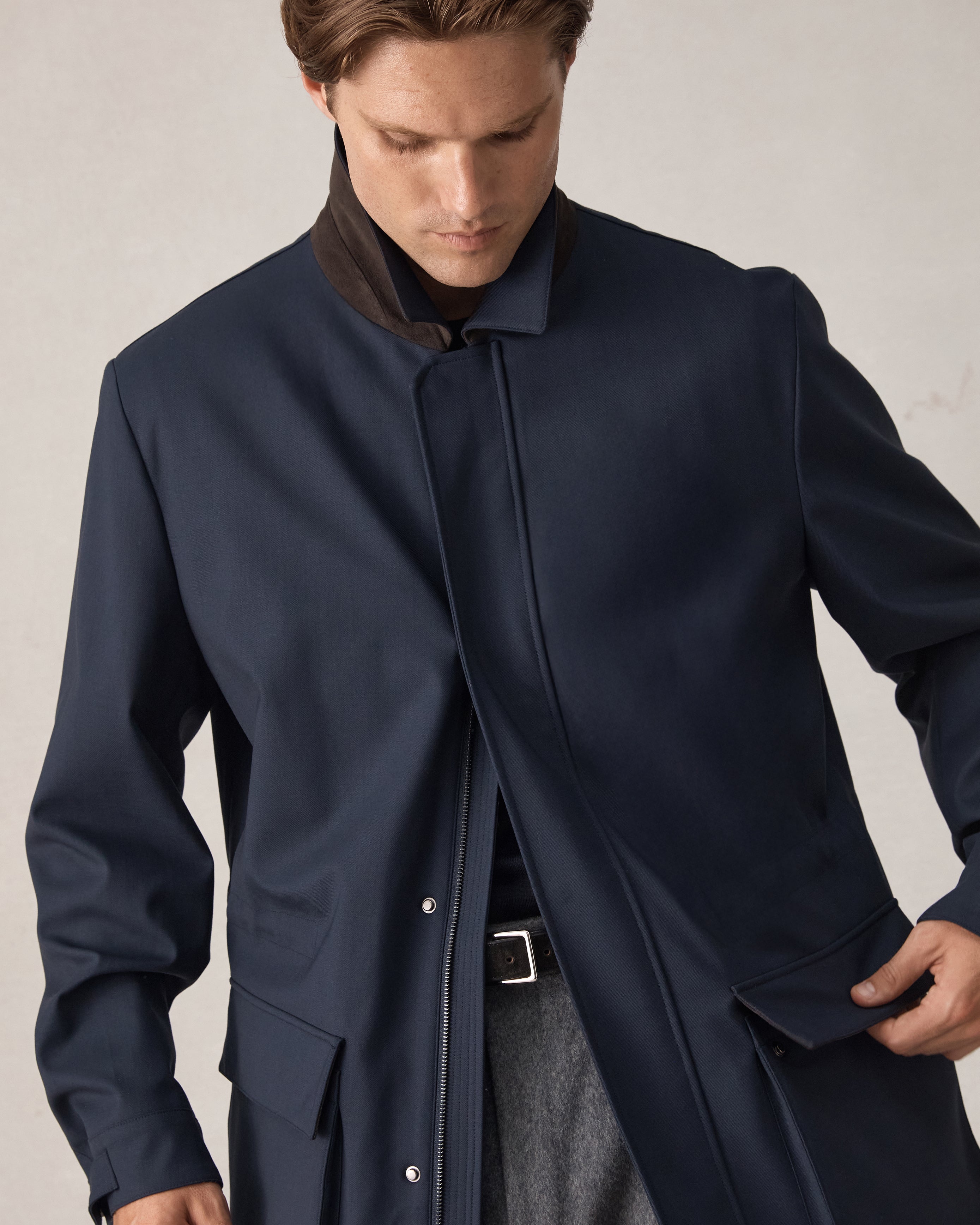 Bonded Field Jacket - Navy