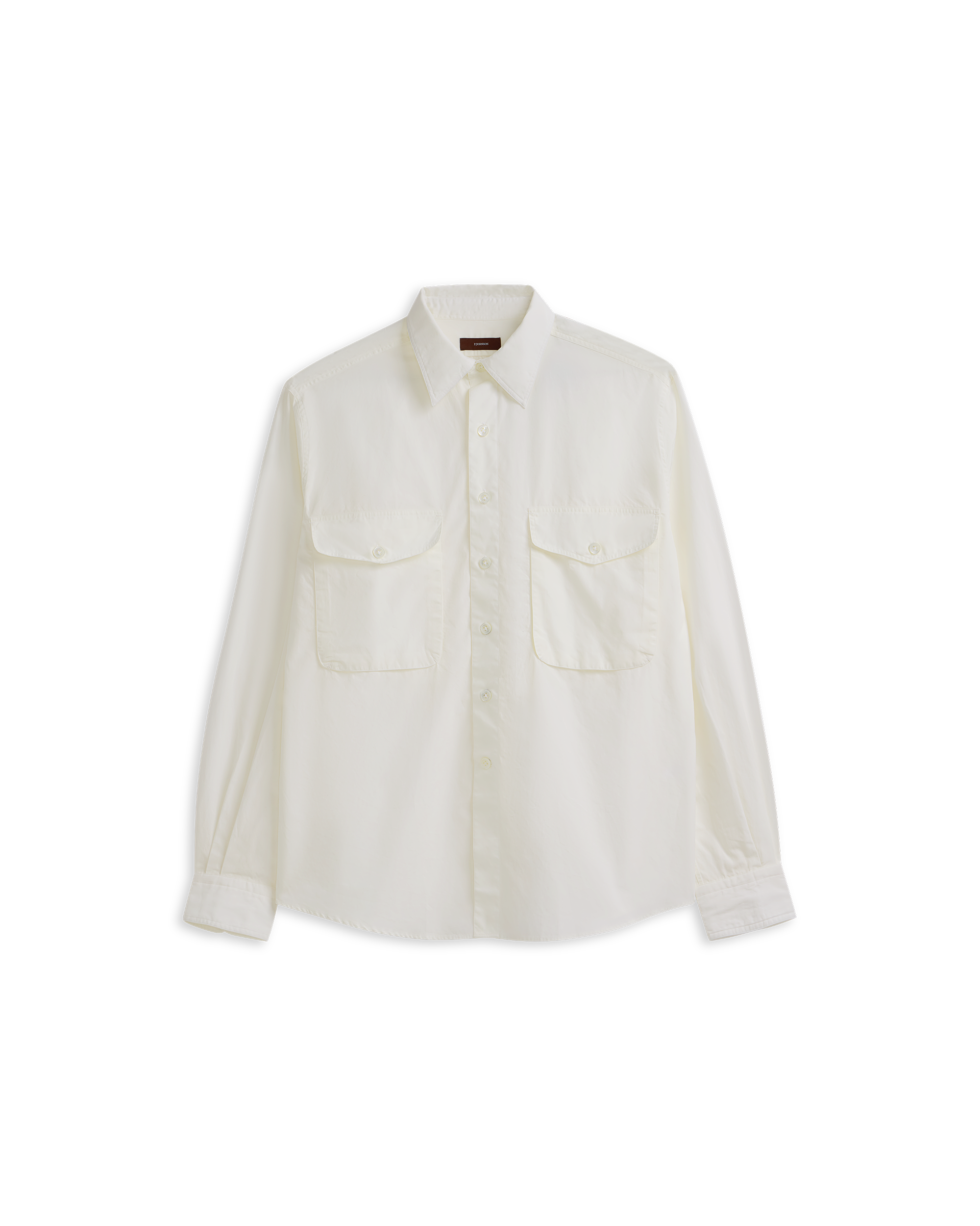 Boyle Shirt - Off White Poplin