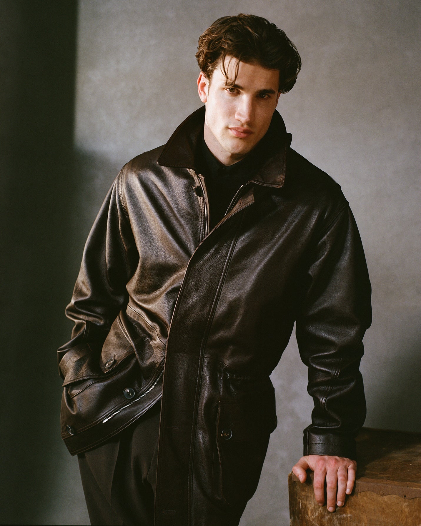 Campagna Coat - Chocolate Leather