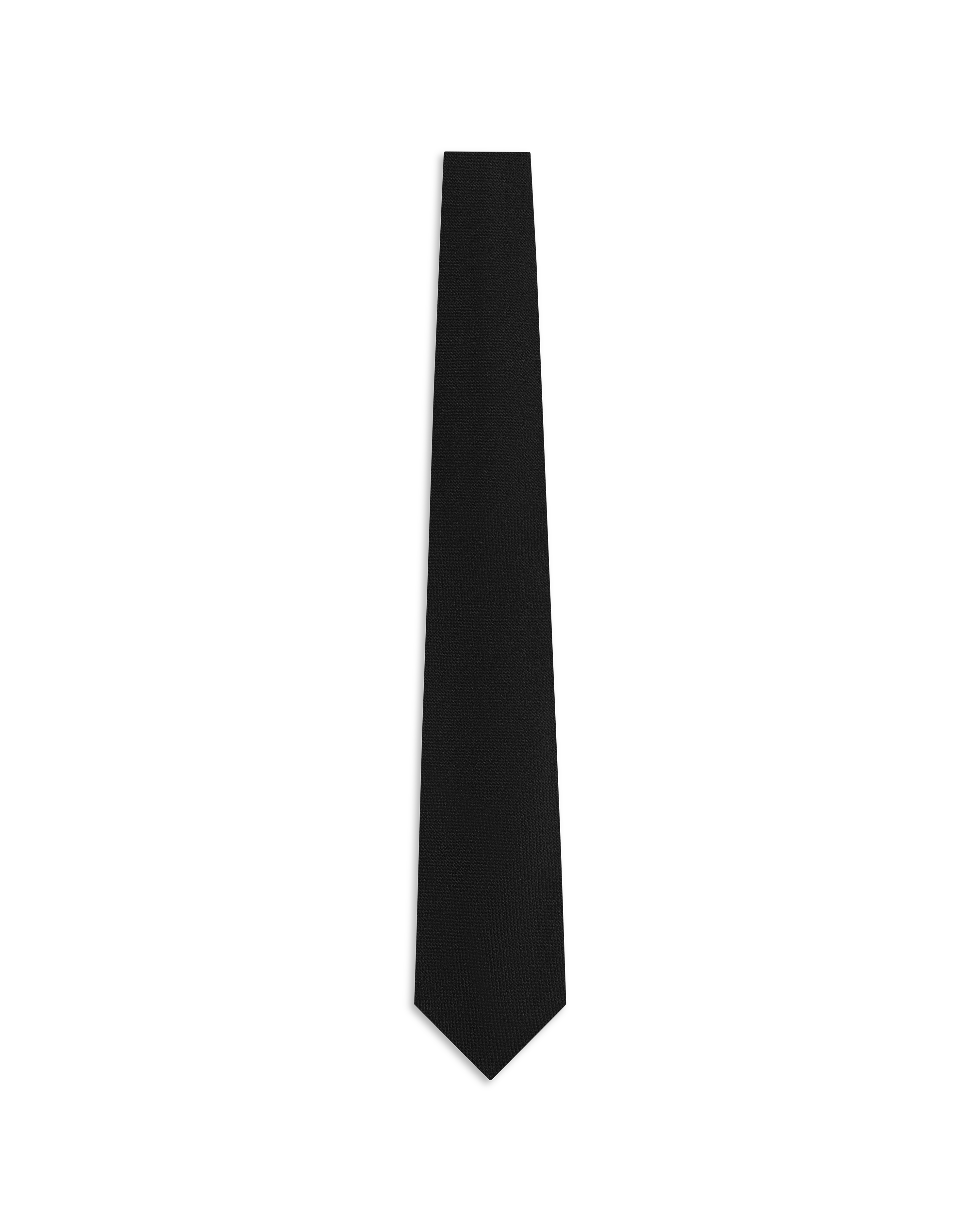 Cashmere Oxford Tie - Black