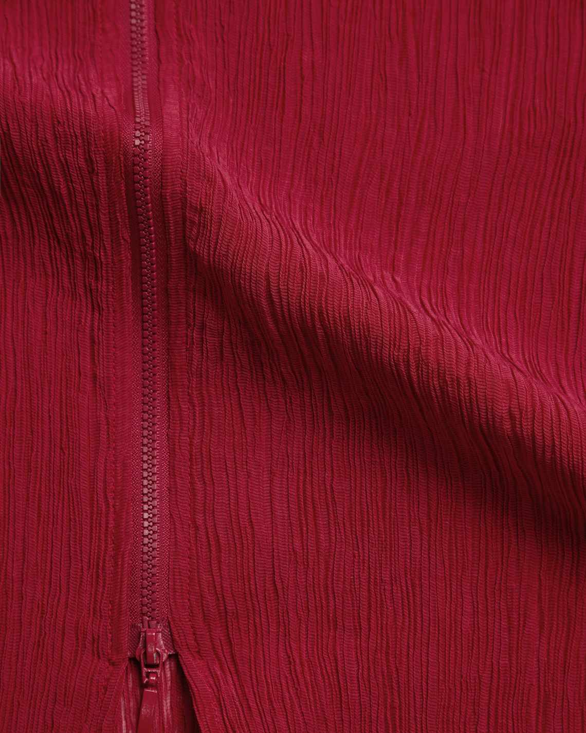 Clara Zip Top - Scarlet