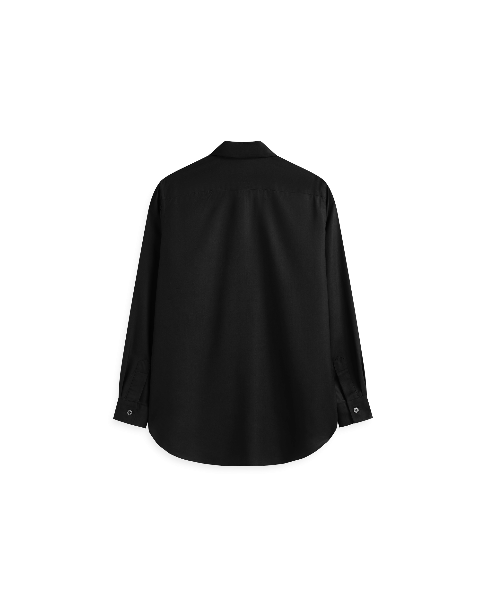 Classic Shirt - Black Dupioni
