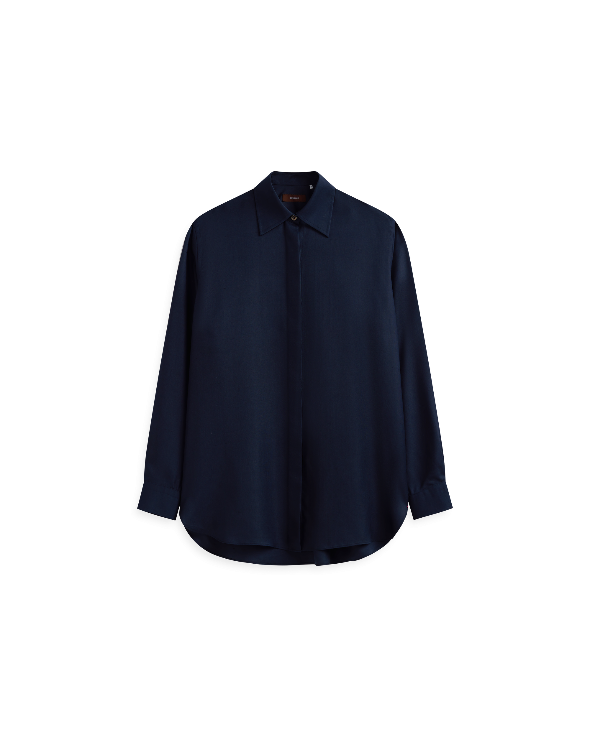 Classic Shirt - Navy Dupioni