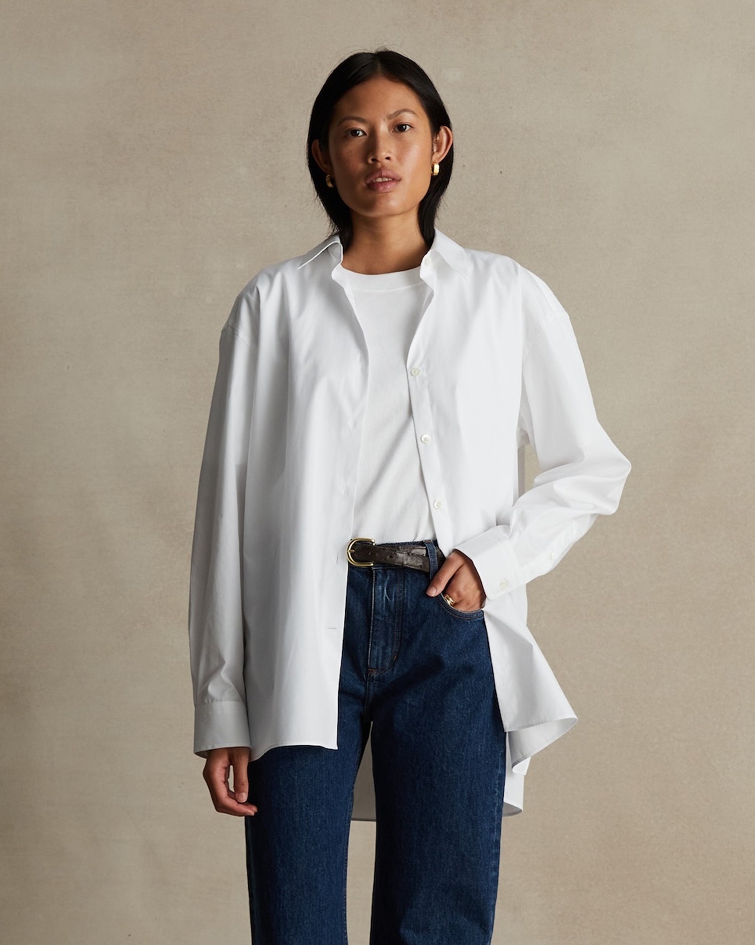Classic Shirt - White Poplin