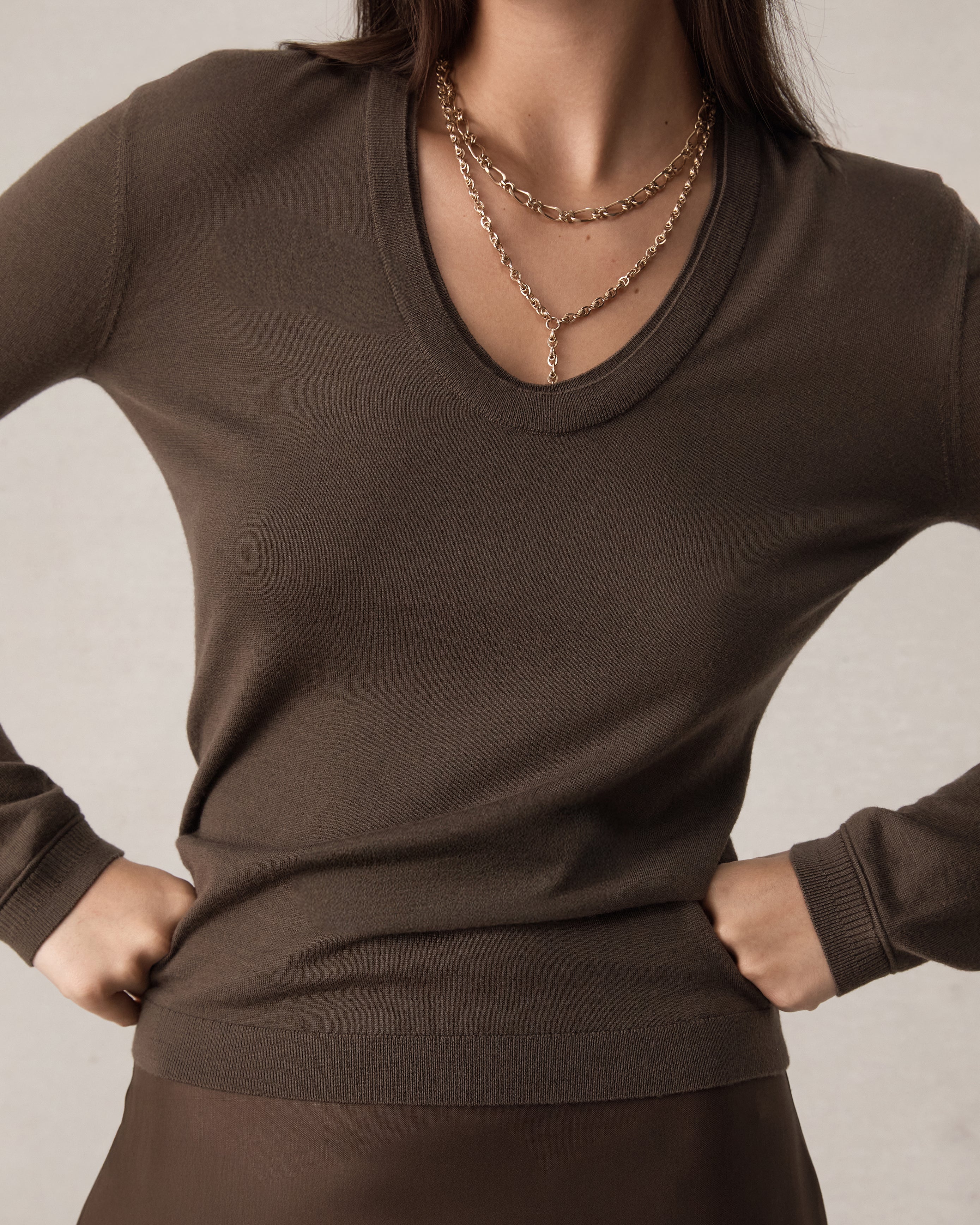 Daisy Merino Knit - Moss