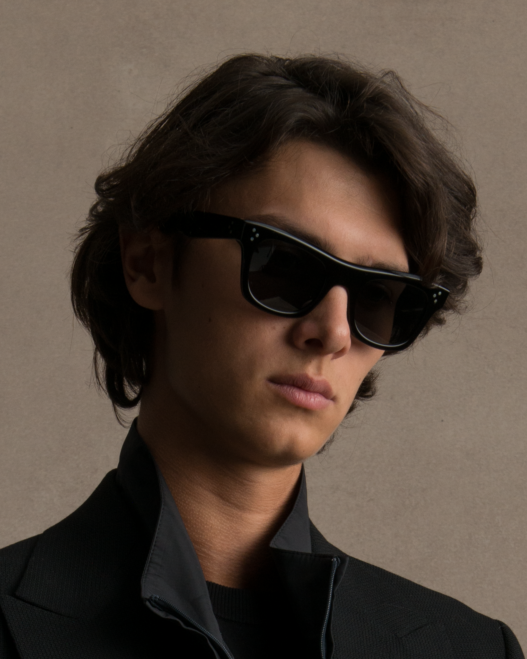 Orbison Antique Black Sunglasses | P Johnson