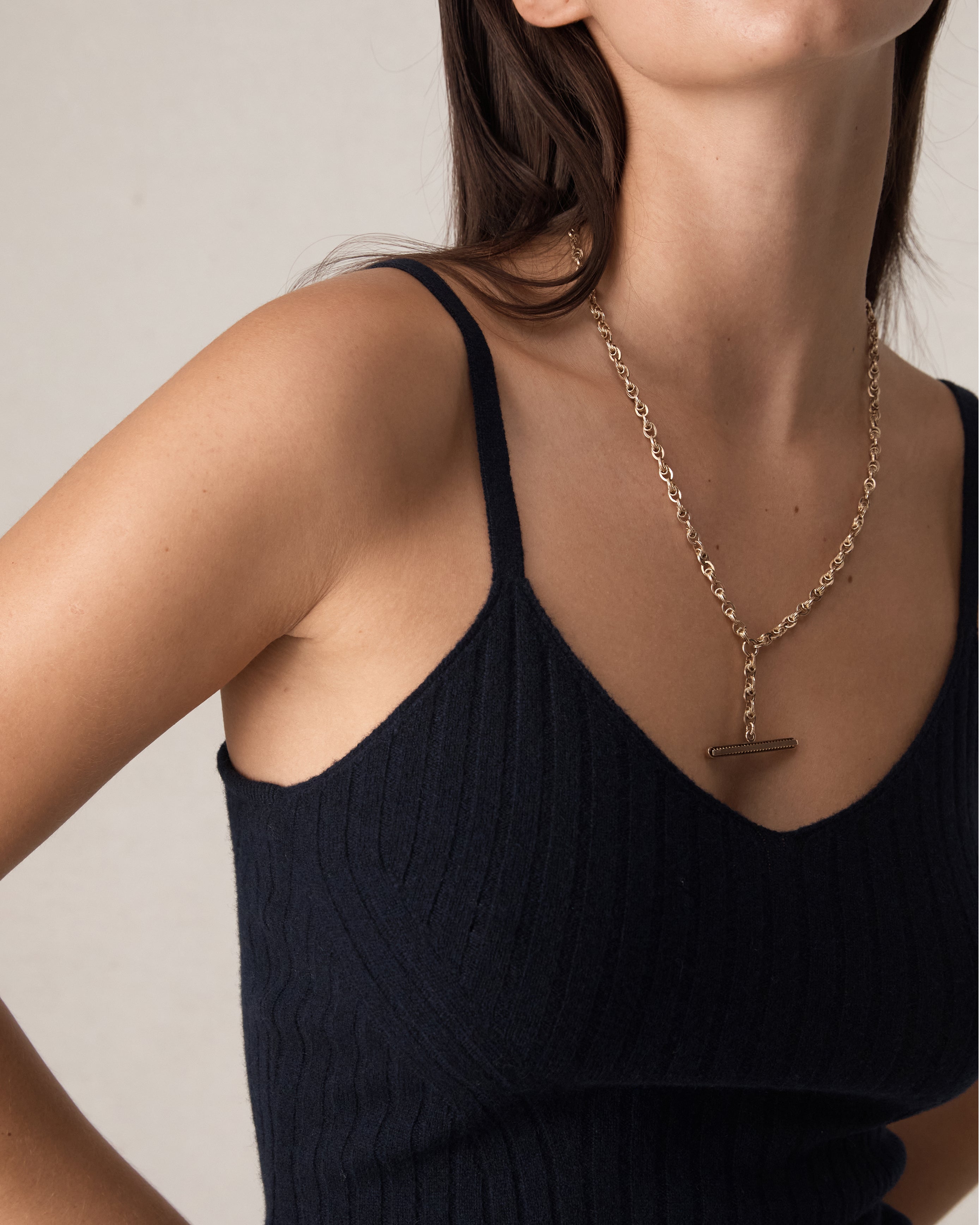 Eloise Tank - Navy