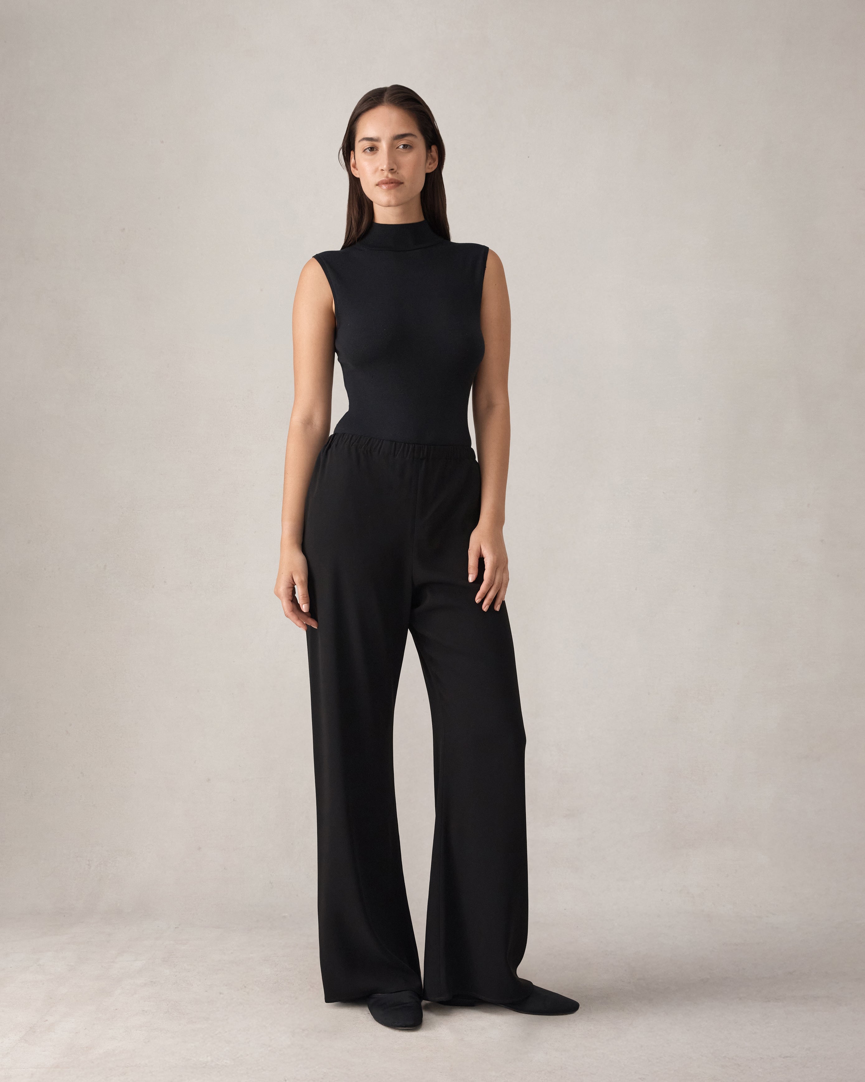 Esther Knit Body Suit - Black