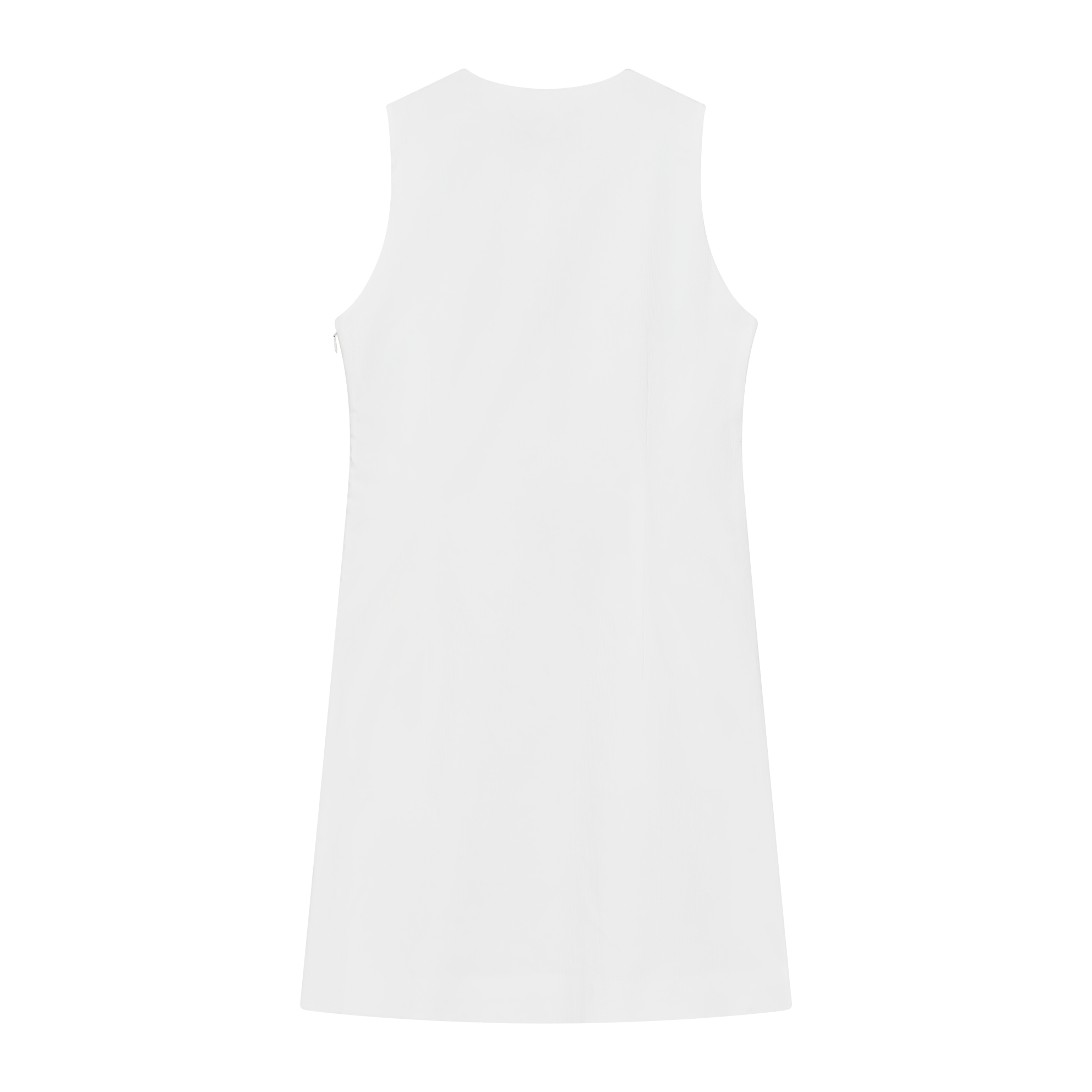 Christy Dress - White Rib | P Johnson
