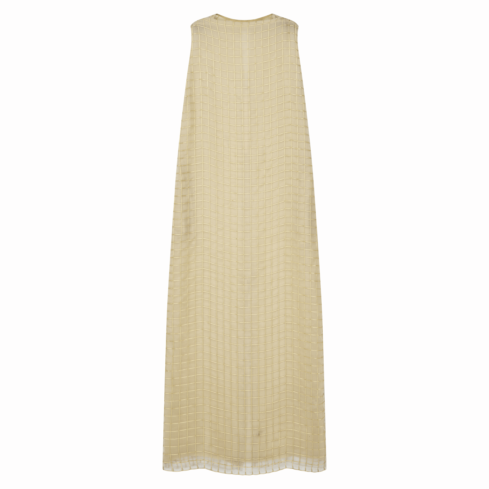 Tia Dress - Gold Check | P Johnson