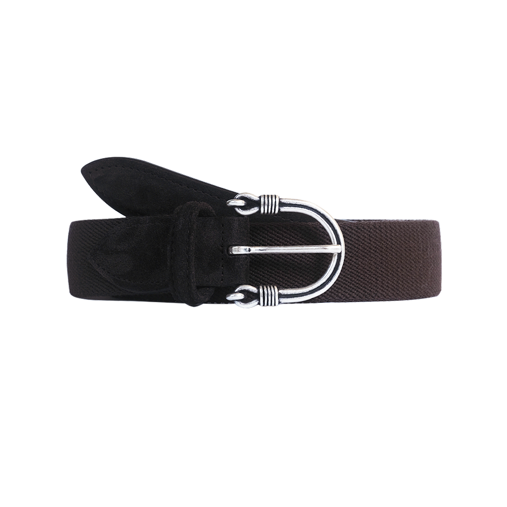 Cotton Drill Belt - Chocolate