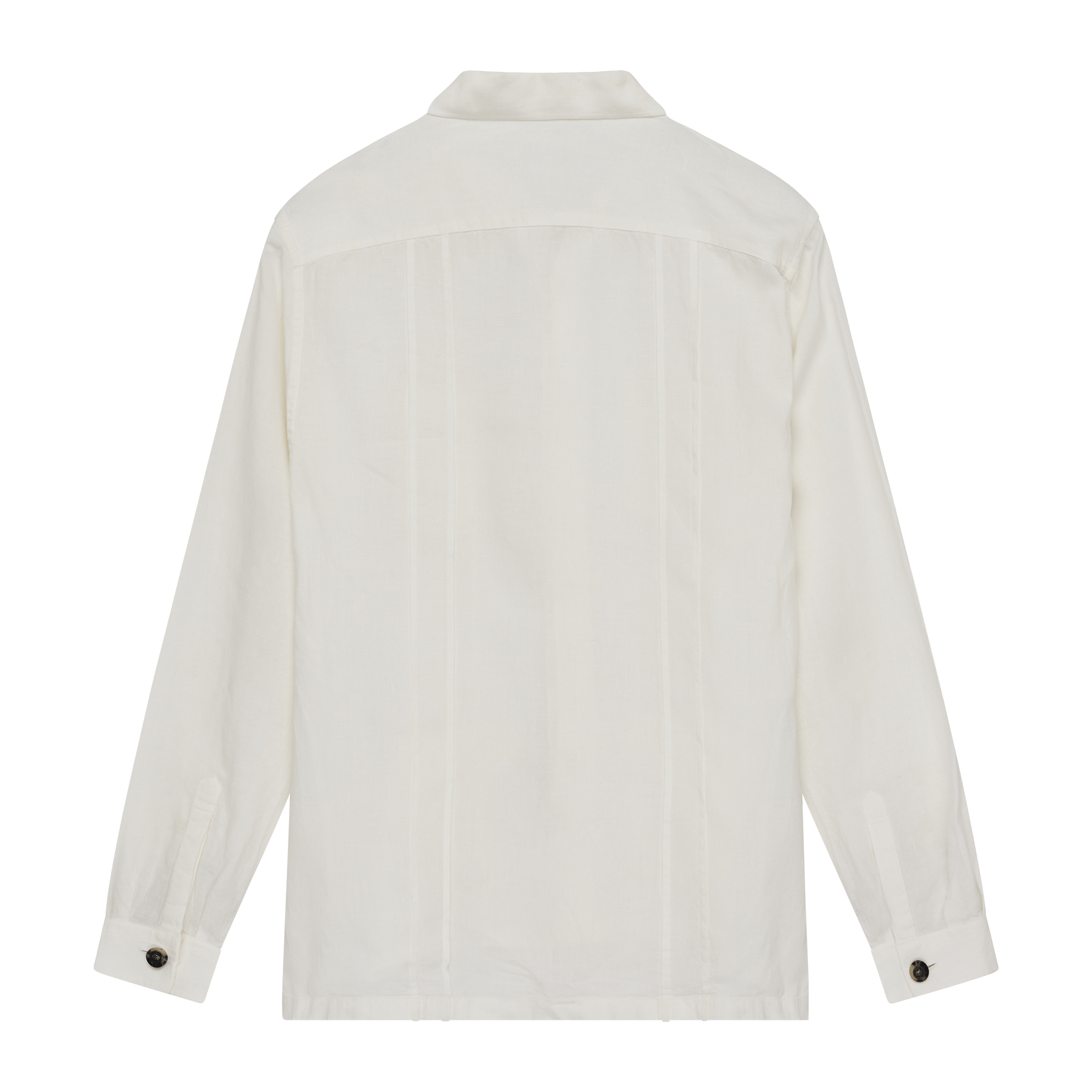 Havana Shirt - White Linen Canvas