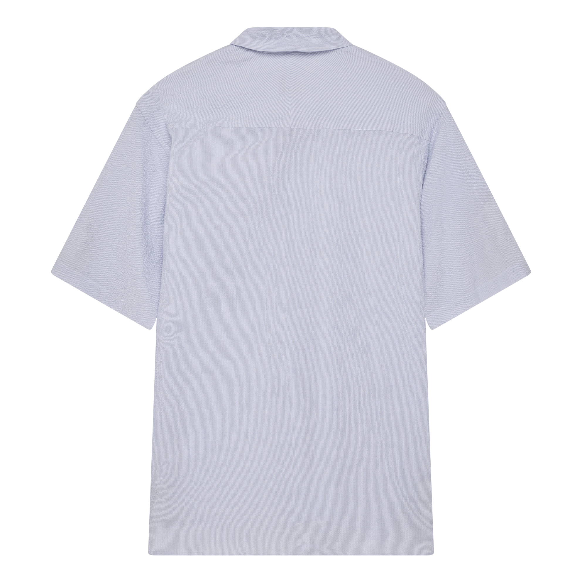 Resort Shirt I - Blue Stripe Fine Seersucker