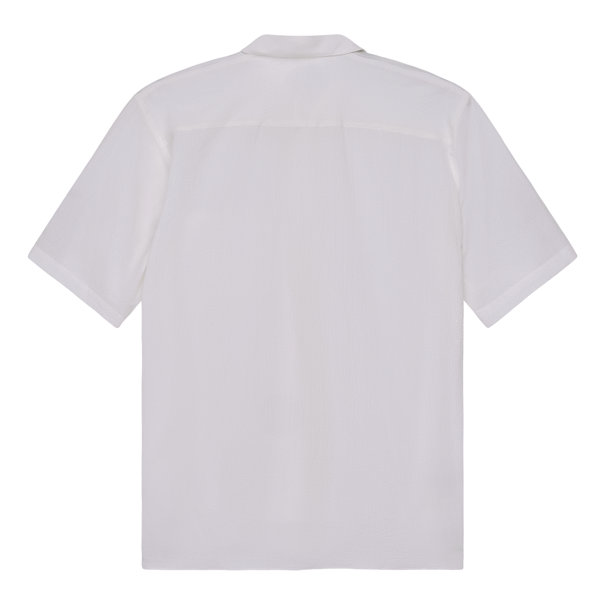 Resort Shirt I - White Fine Seersucker