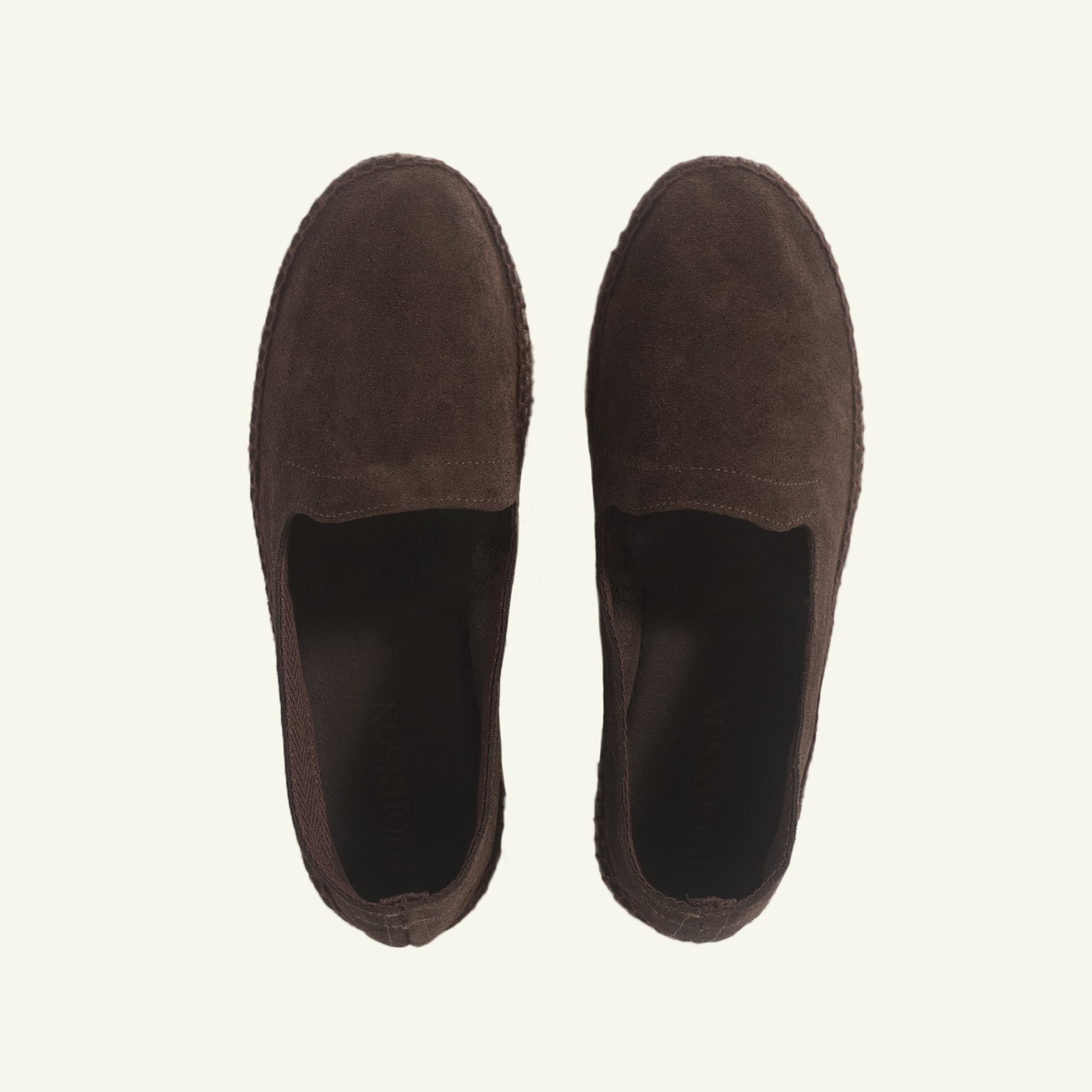 Suede Tonal Espadrille - Espresso | P Johnson