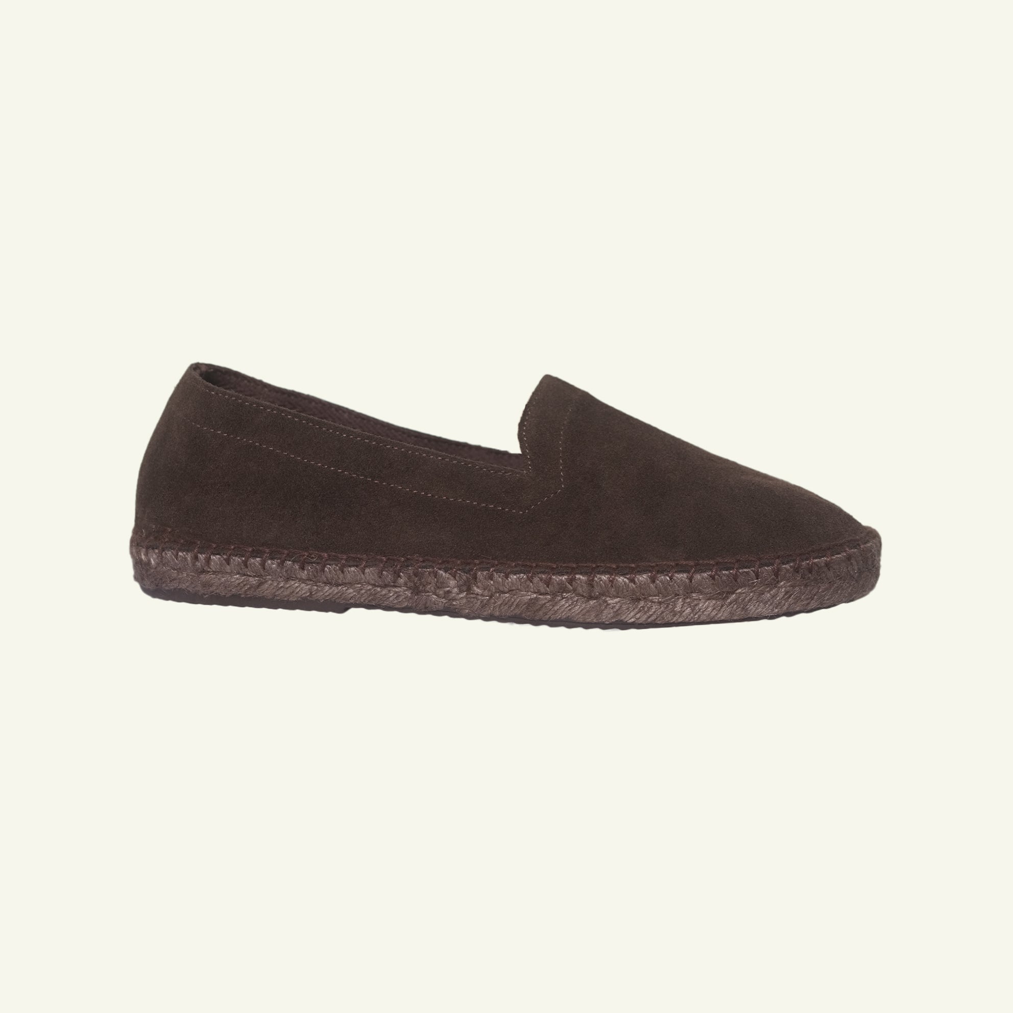 Suede Tonal Espadrille - Espresso | P Johnson