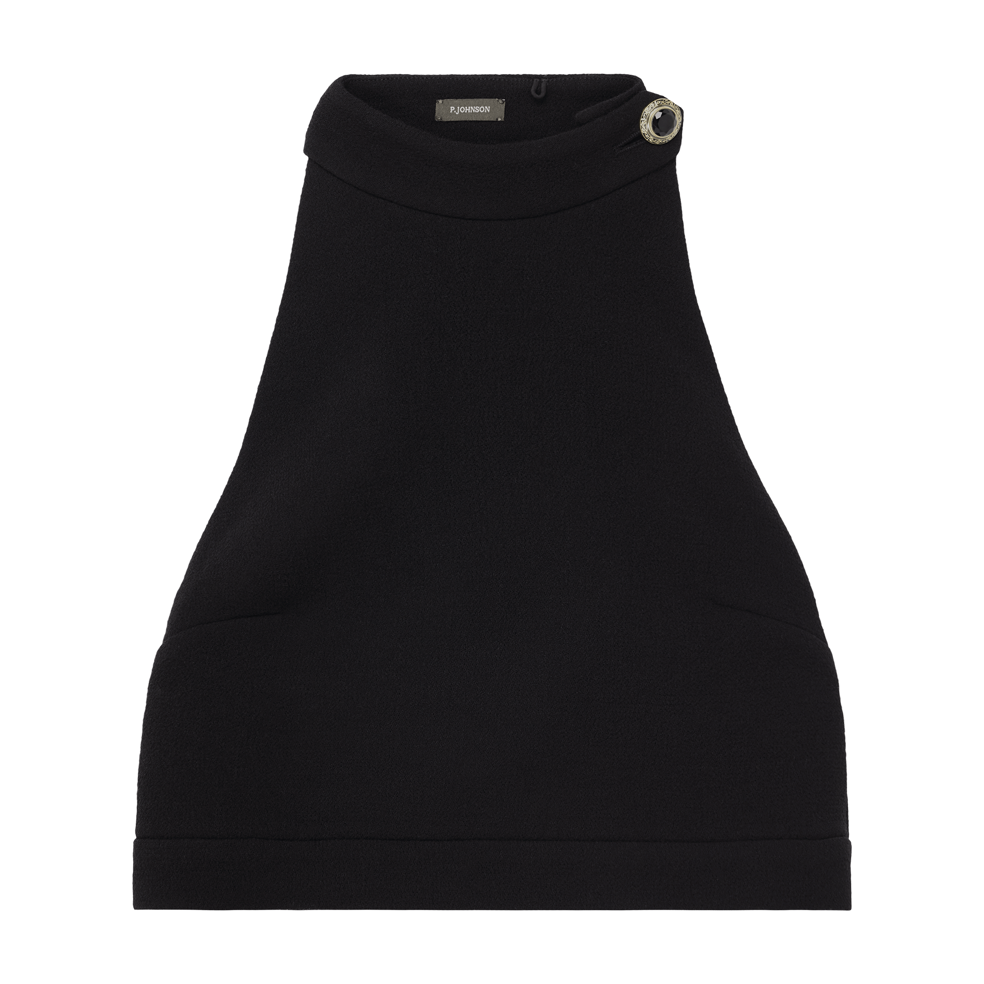 Gabrielle Crop - Black Crepe | P Johnson