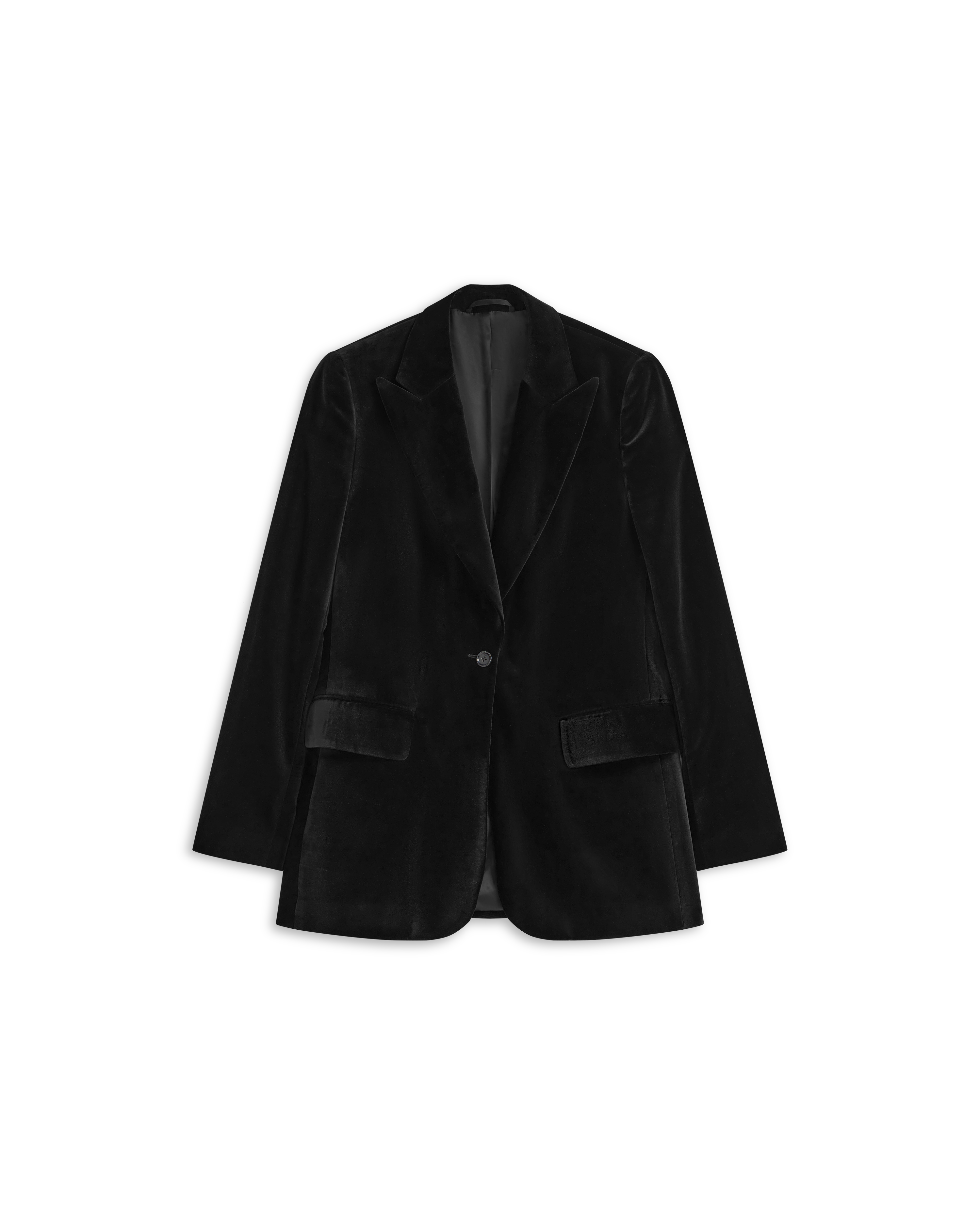 Georgia Blazer - Black Velvet