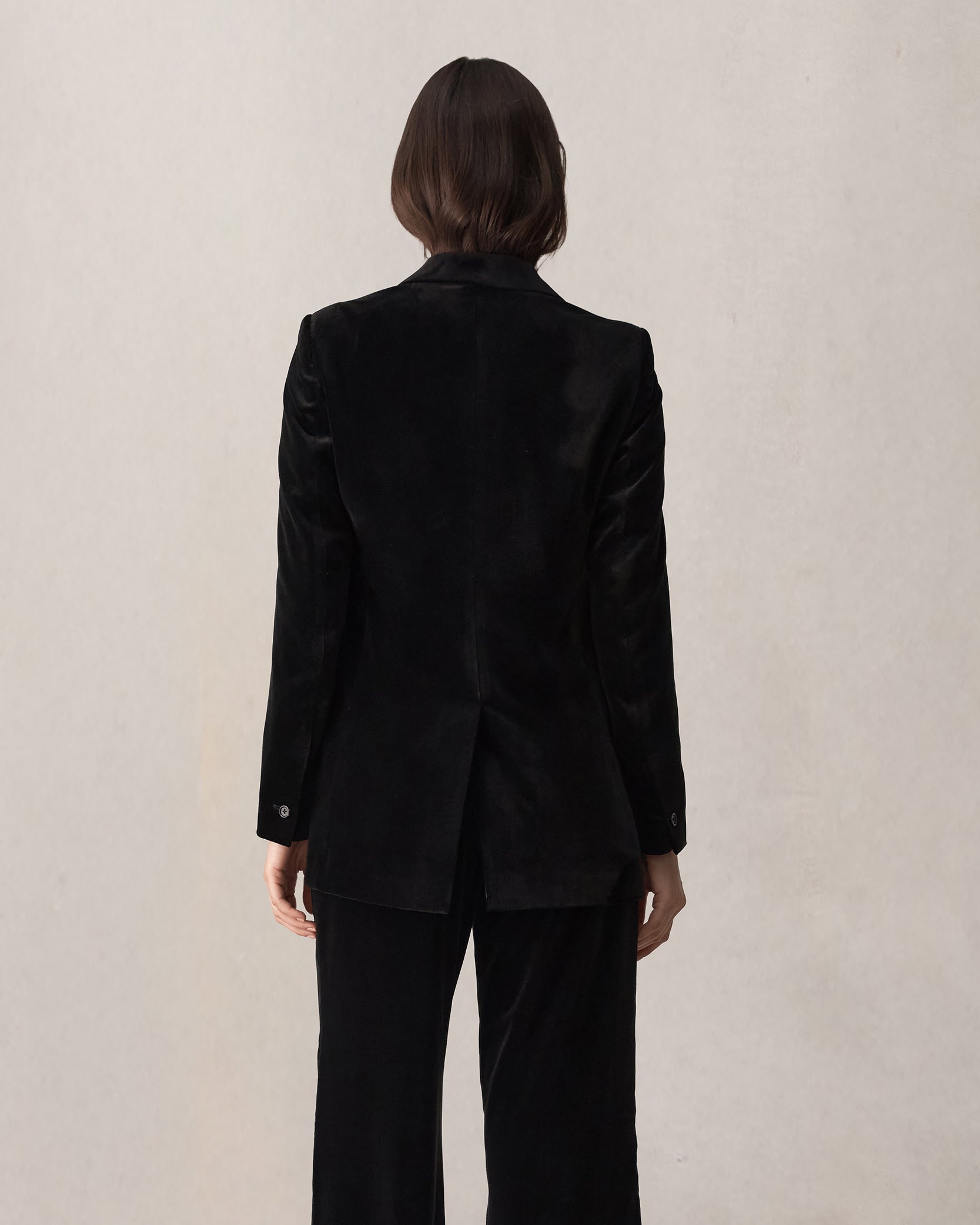 Georgia Blazer - Black Velvet