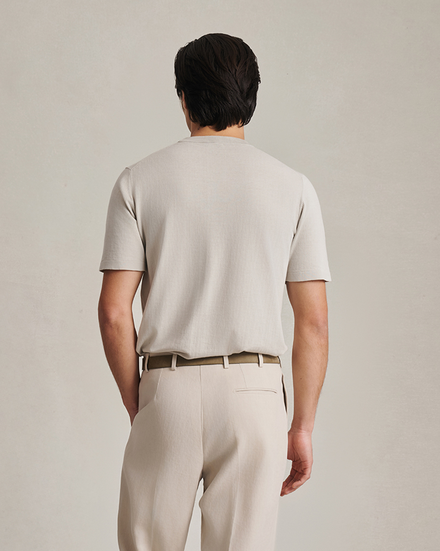 Ice Cotton Tee - Greige