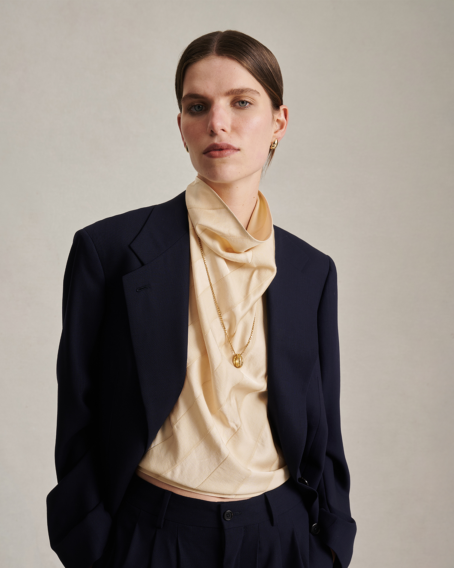 Ava Blazer - Dark Navy